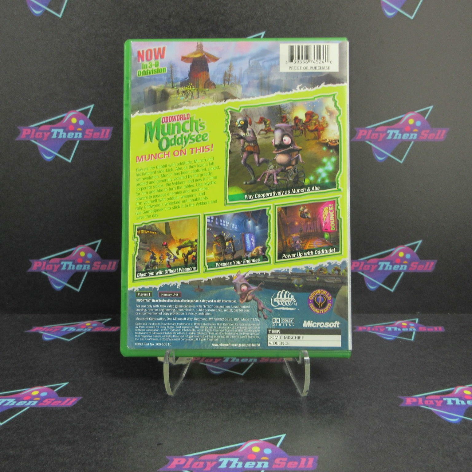 Oddworld Munch's Oddysee Xbox PH - Very Good