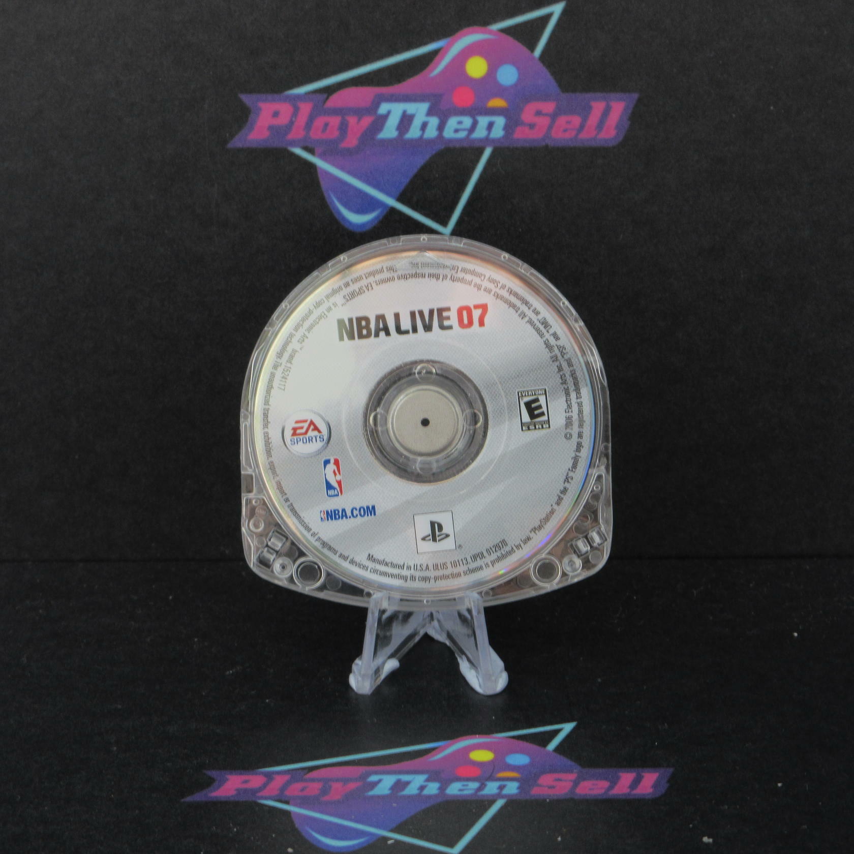NBA Live 07 - Sony PSP Clear UMD Disc Only Authentic / Tested - Very Good