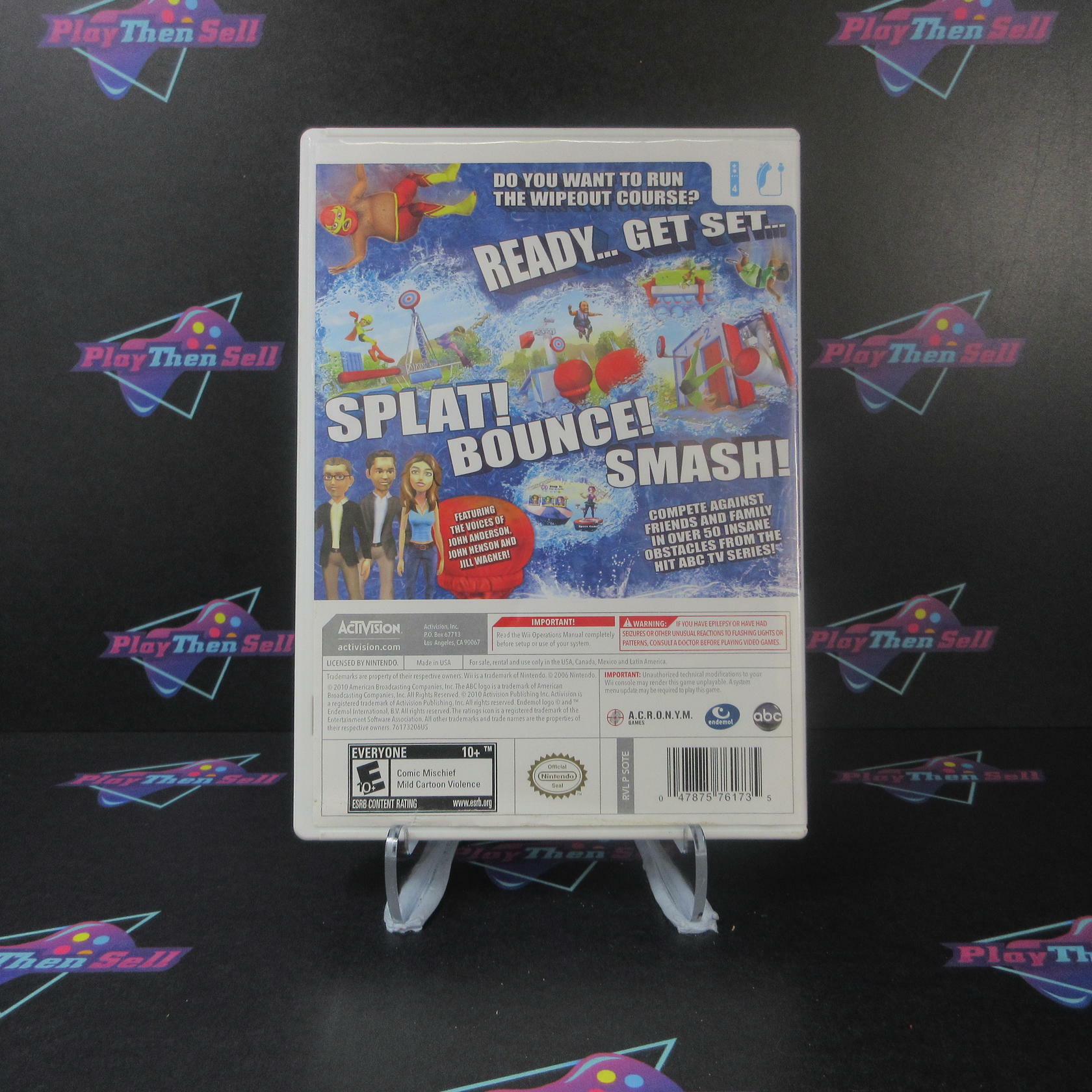WipeOut The Game Nintendo Wii AD/MD Complete CIB - Very Good