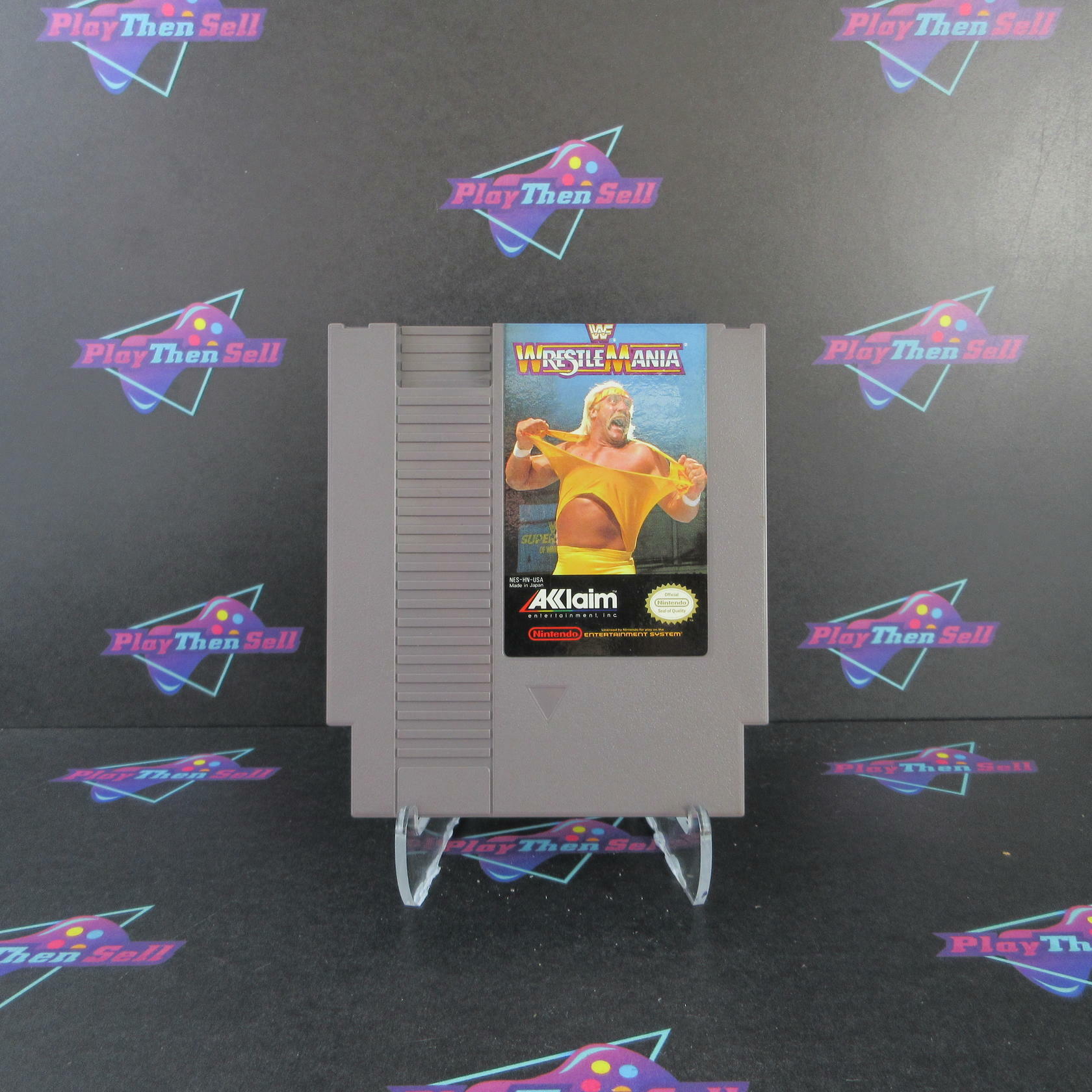 Wrestlemania Nintendo NES AD Cart Only Authentic / Tested - Very Good