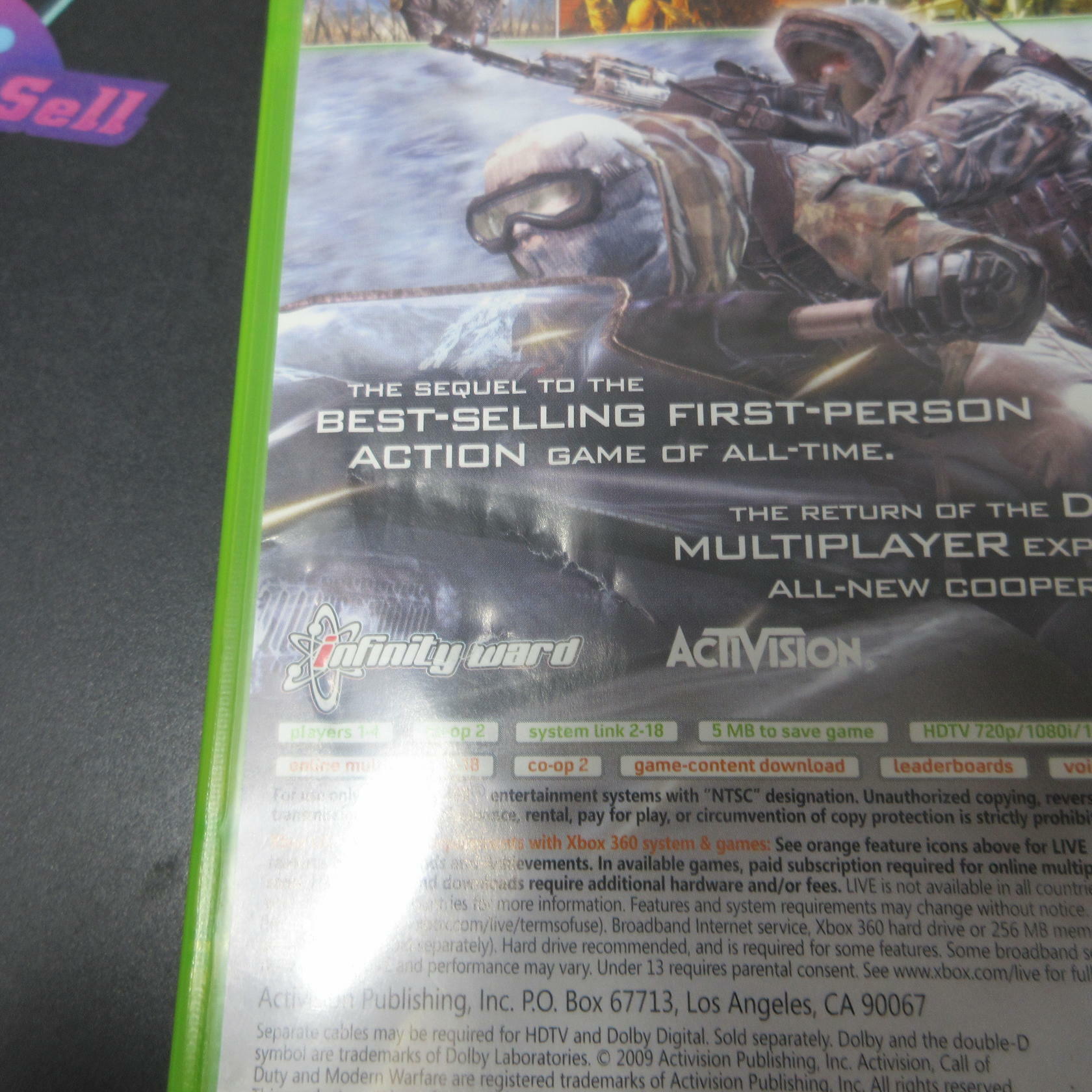 Call of Duty Modern Warfare 2 Xbox 360 AD/NM - Very Good