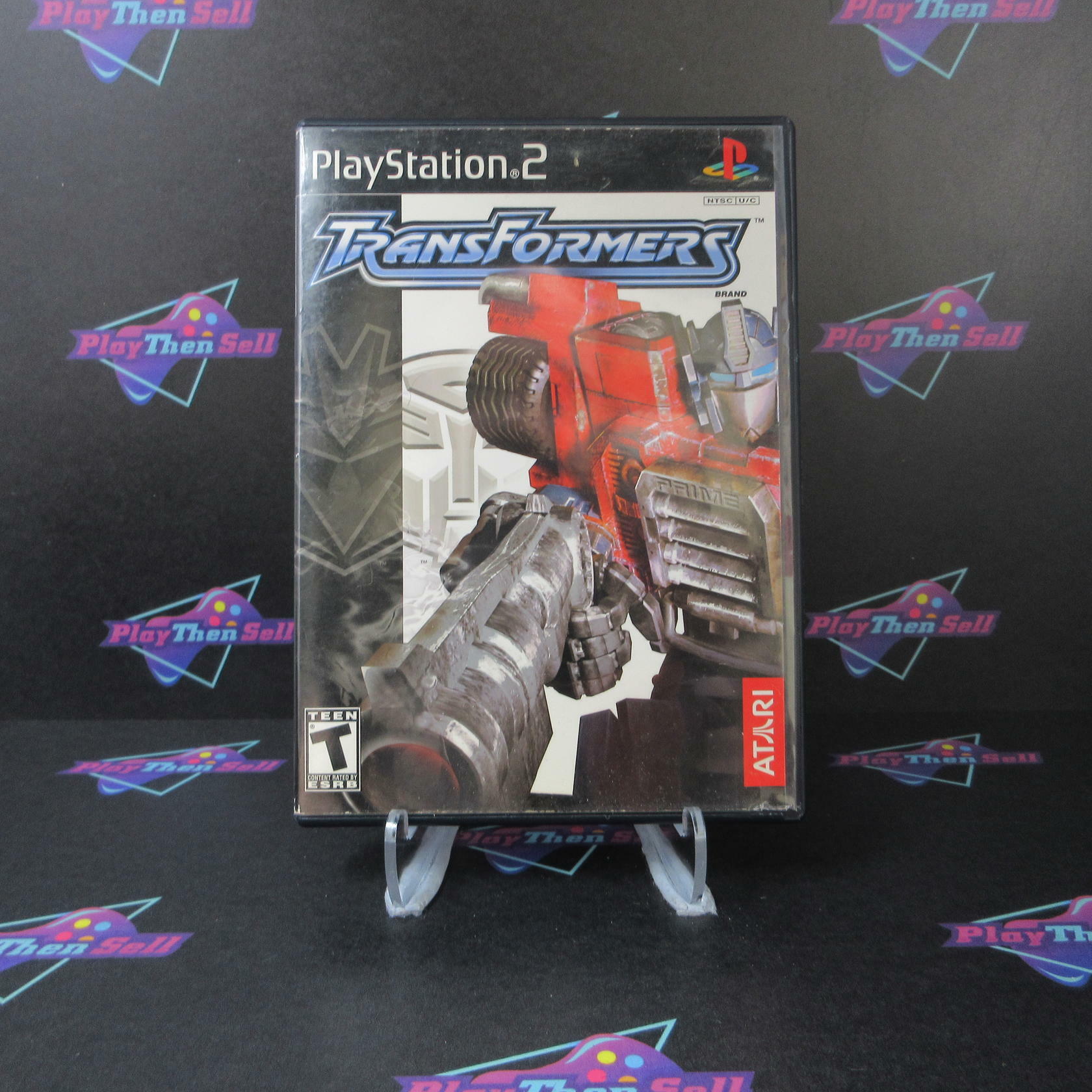 Transformers PS2 PlayStation 2 AD/NM - Very Good