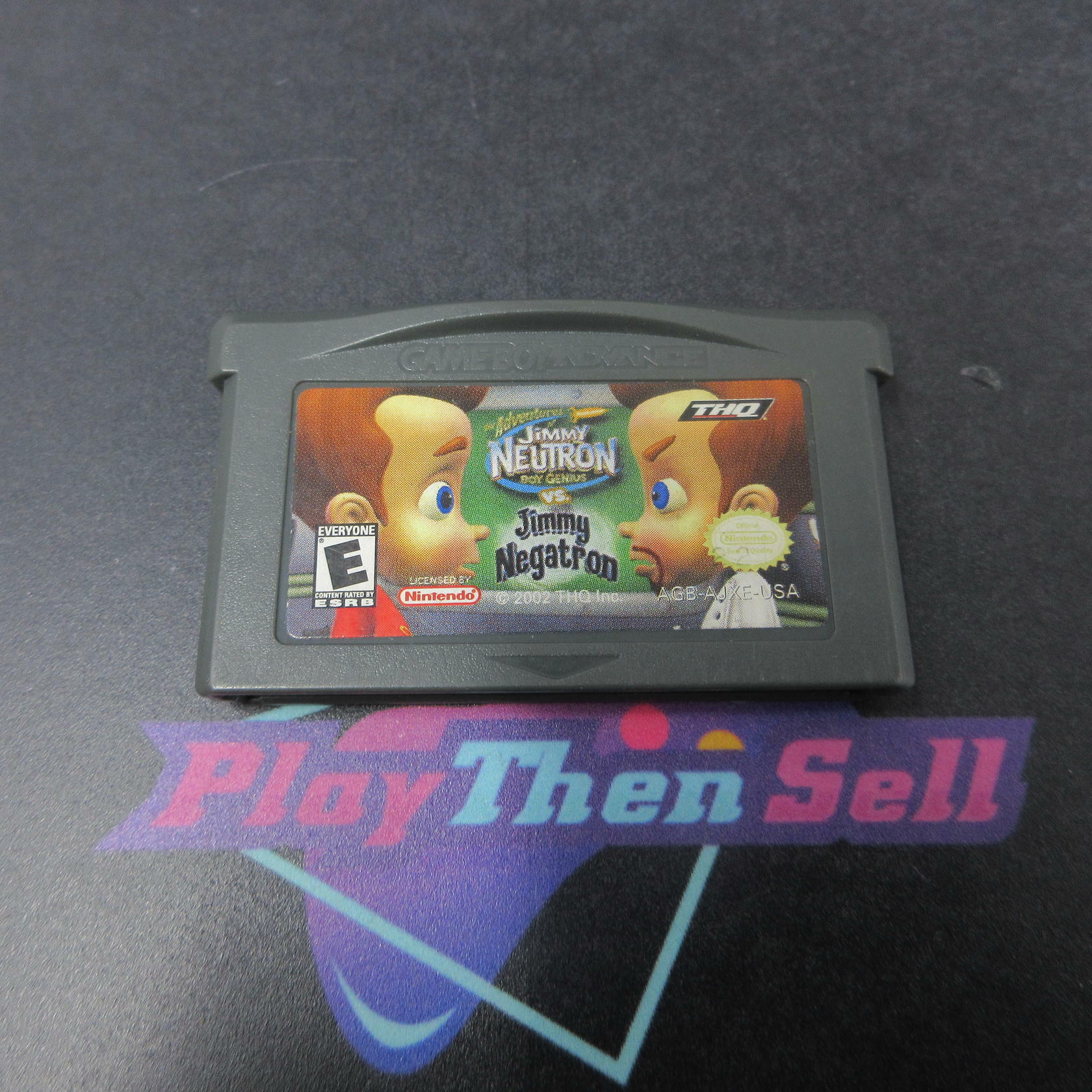 Jimmy Neutron vs Jimmy Negatron Gameboy Advance Cart Only Authentic / Tested - Very Good