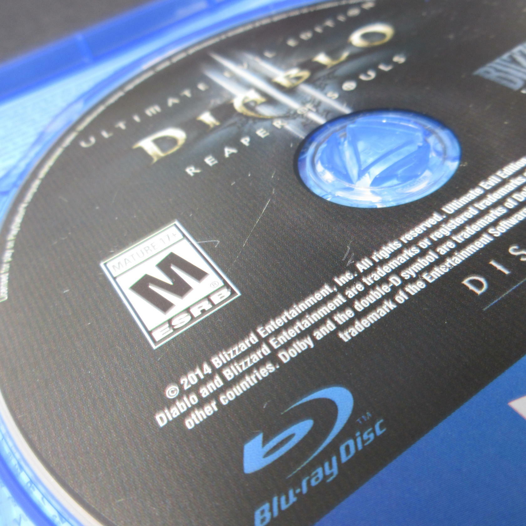 Diablo III: Ultimate Evil Edition PS4 PlayStation 4 DD Complete CIB - Very Good