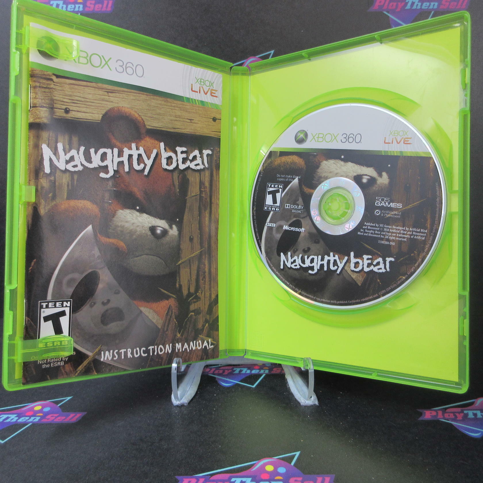 Naughty Bear - Xbox 360 AD Complete CIB - Very Good