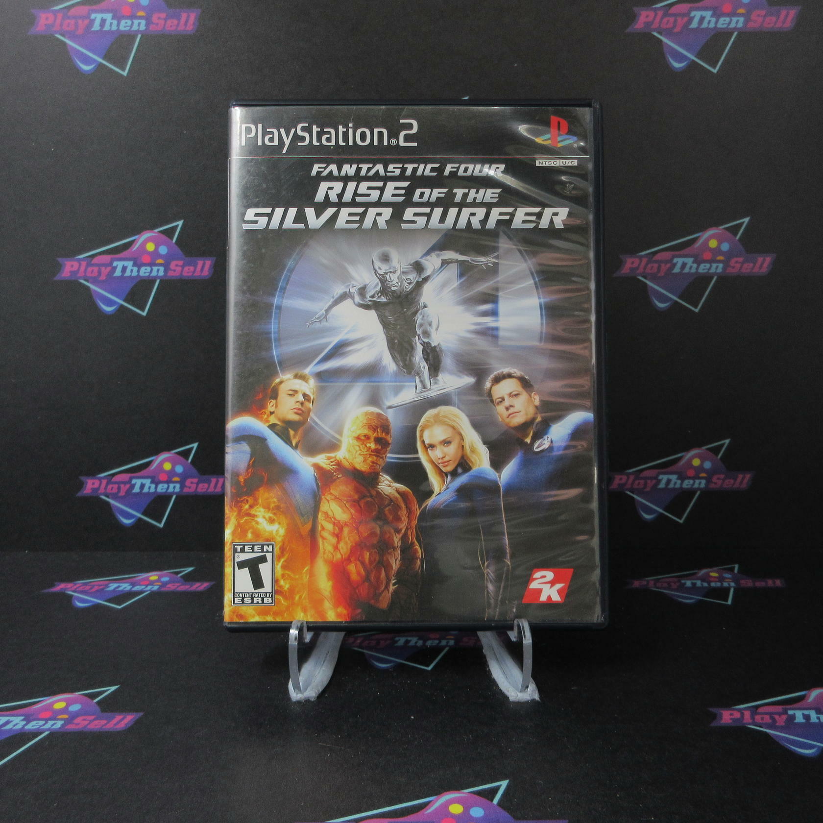 Fantastic 4 Rise of the Silver Surfer PS2 PlayStation 2 AD Complete CIB - Very Good