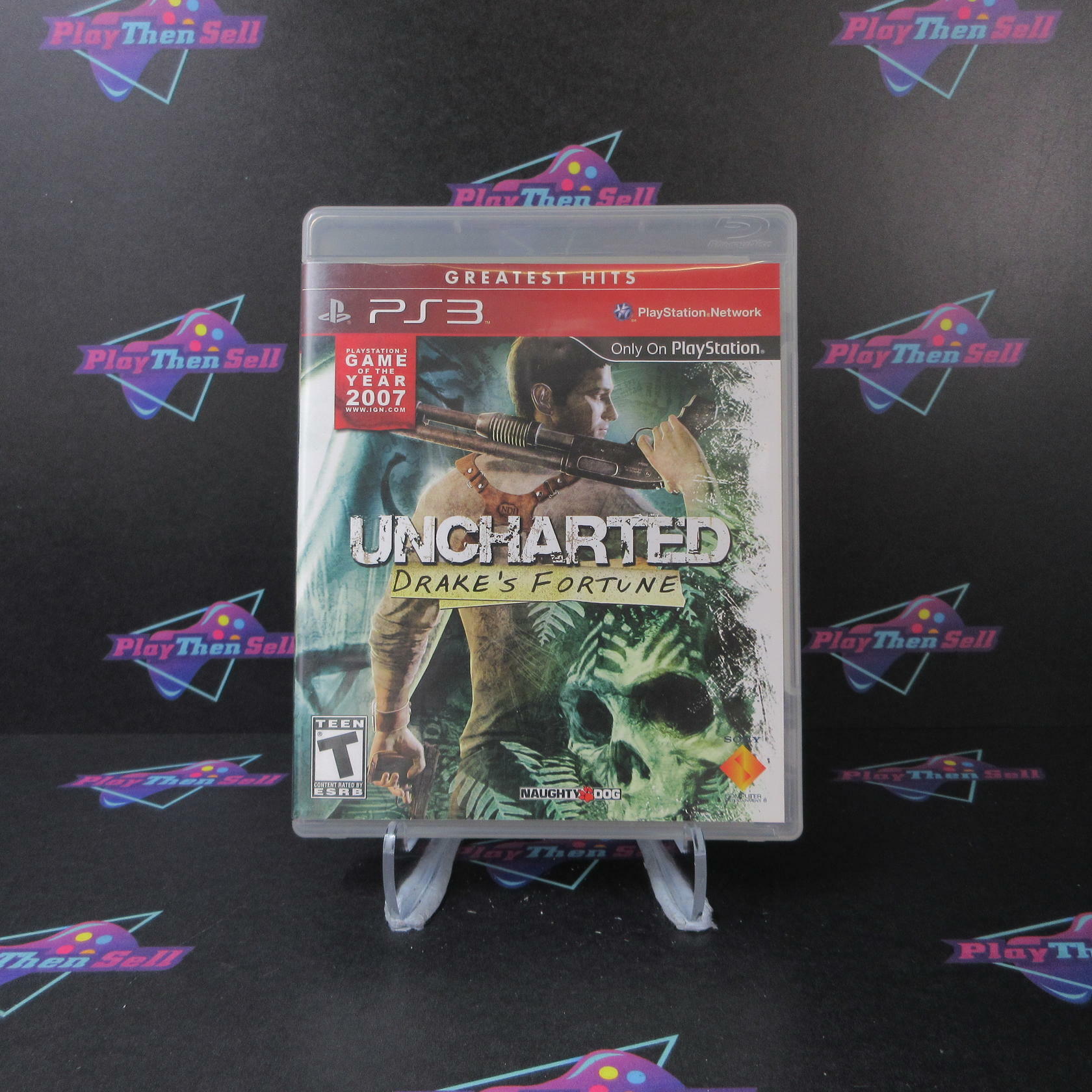 Uncharted Drake's Fortune PS3 PlayStation 3 GH - Very Good
