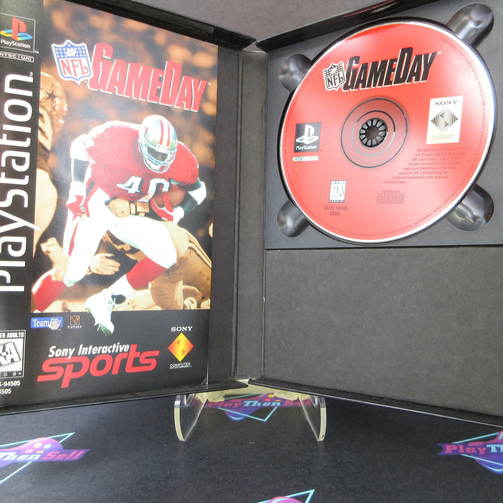 NFL GameDay LongBox PS1 PlayStation 1 + Reg Card - Like New