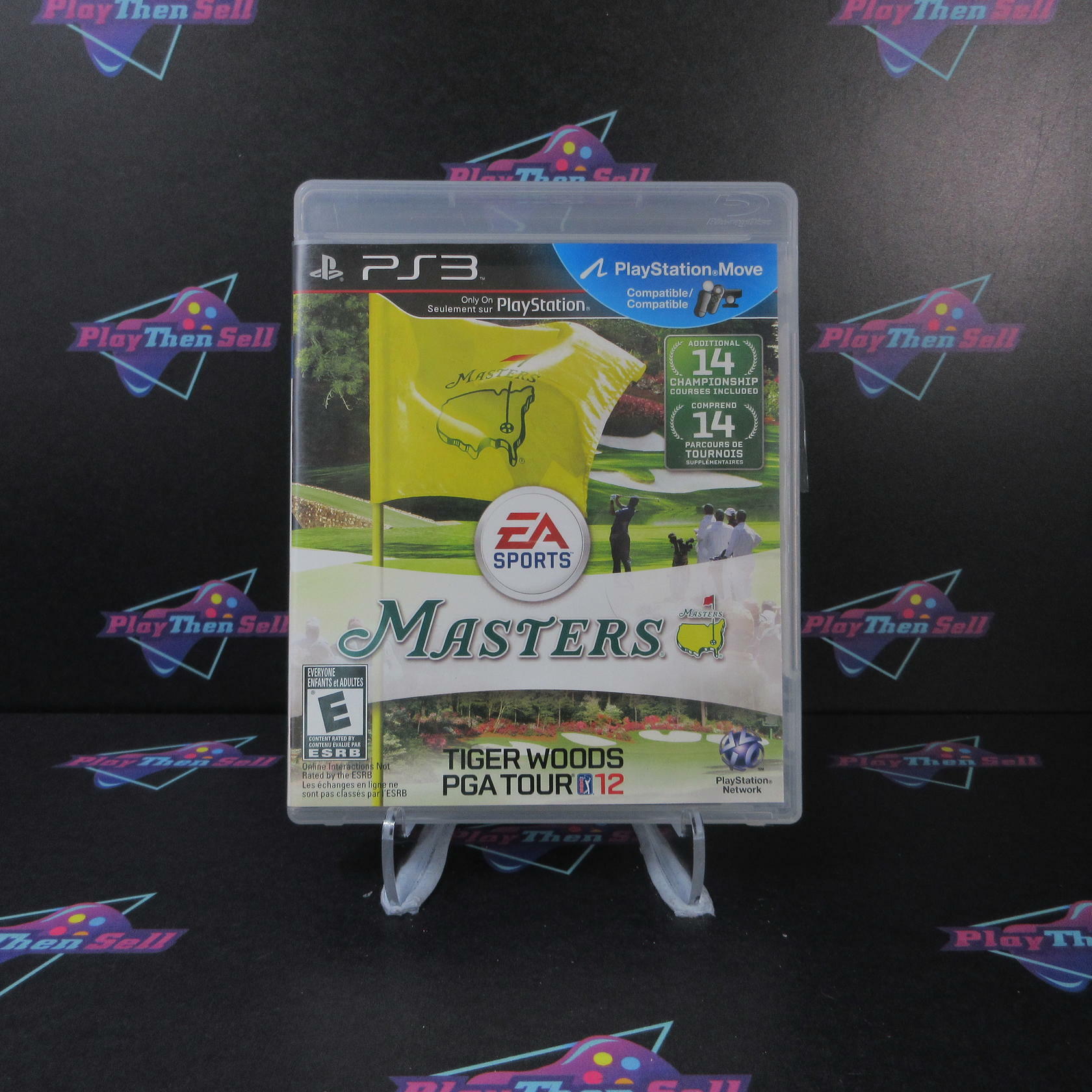 Tiger Woods PGA TOUR 12 The Masters PS3 PlayStation 3 AD Complete CIB - Very Good