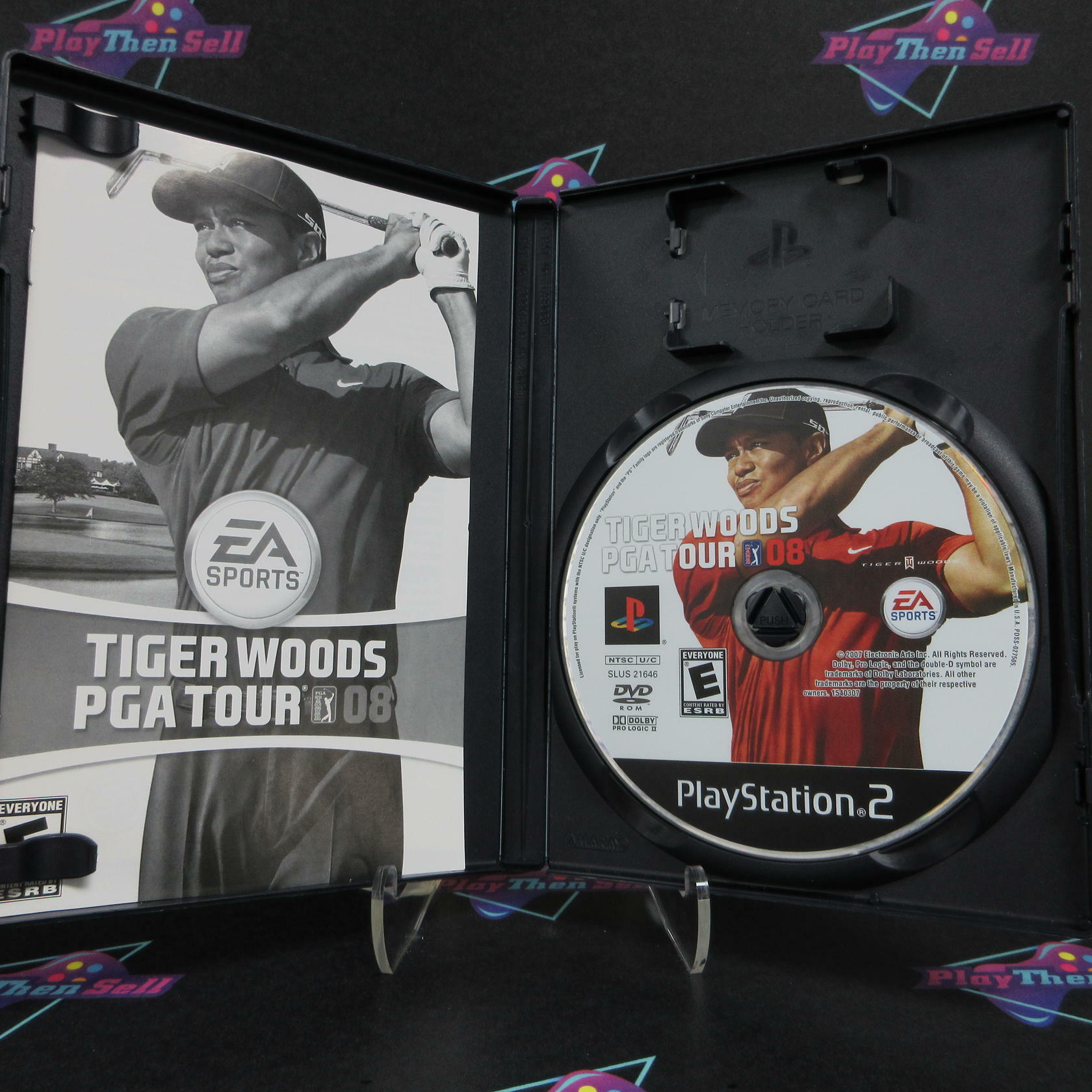 Tiger Woods PGA Tour 08 PS2 PlayStation 2 AD - Very Good