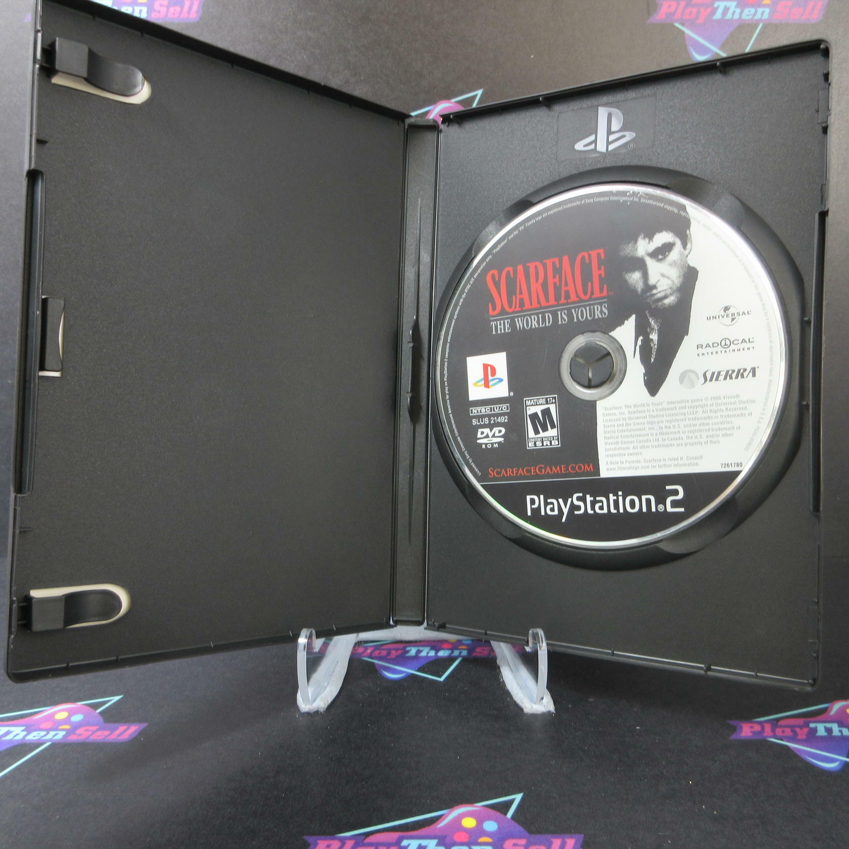 Scarface The World Is Yours PS2 PlayStation 2 AD/NM - Very Good