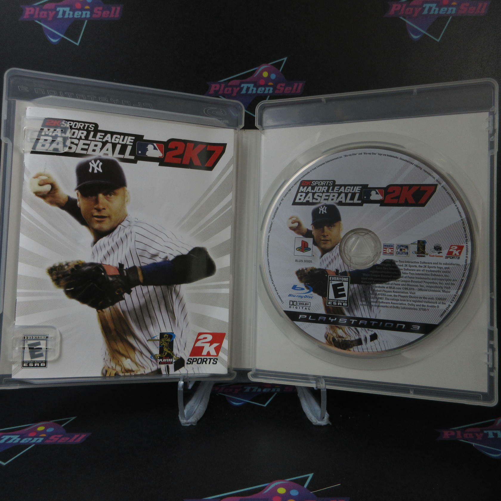 Major League Baseball MLB 2K7 PS3 PlayStation 3 AD Complete CIB - Very Good