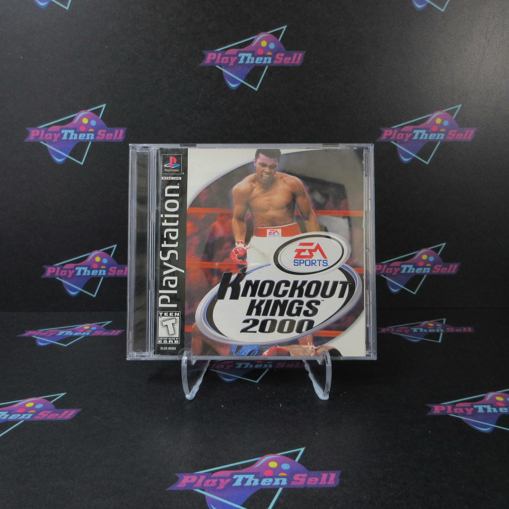 Knockout Kings 2000 + Reg Card PS1 PlayStation 1 No Back Art - Very Good