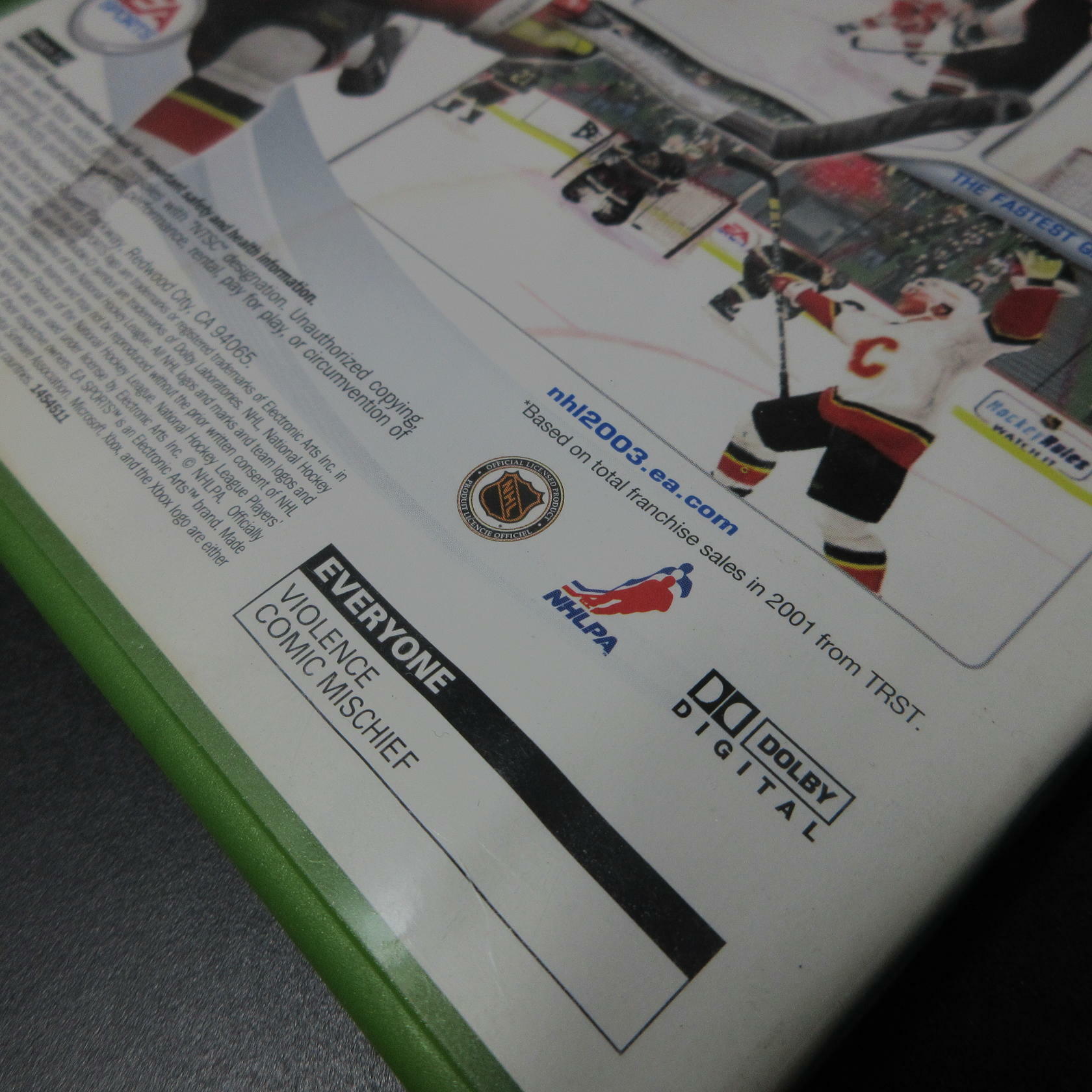 NHL 2003 - Xbox AD Complete CIB - Very Good