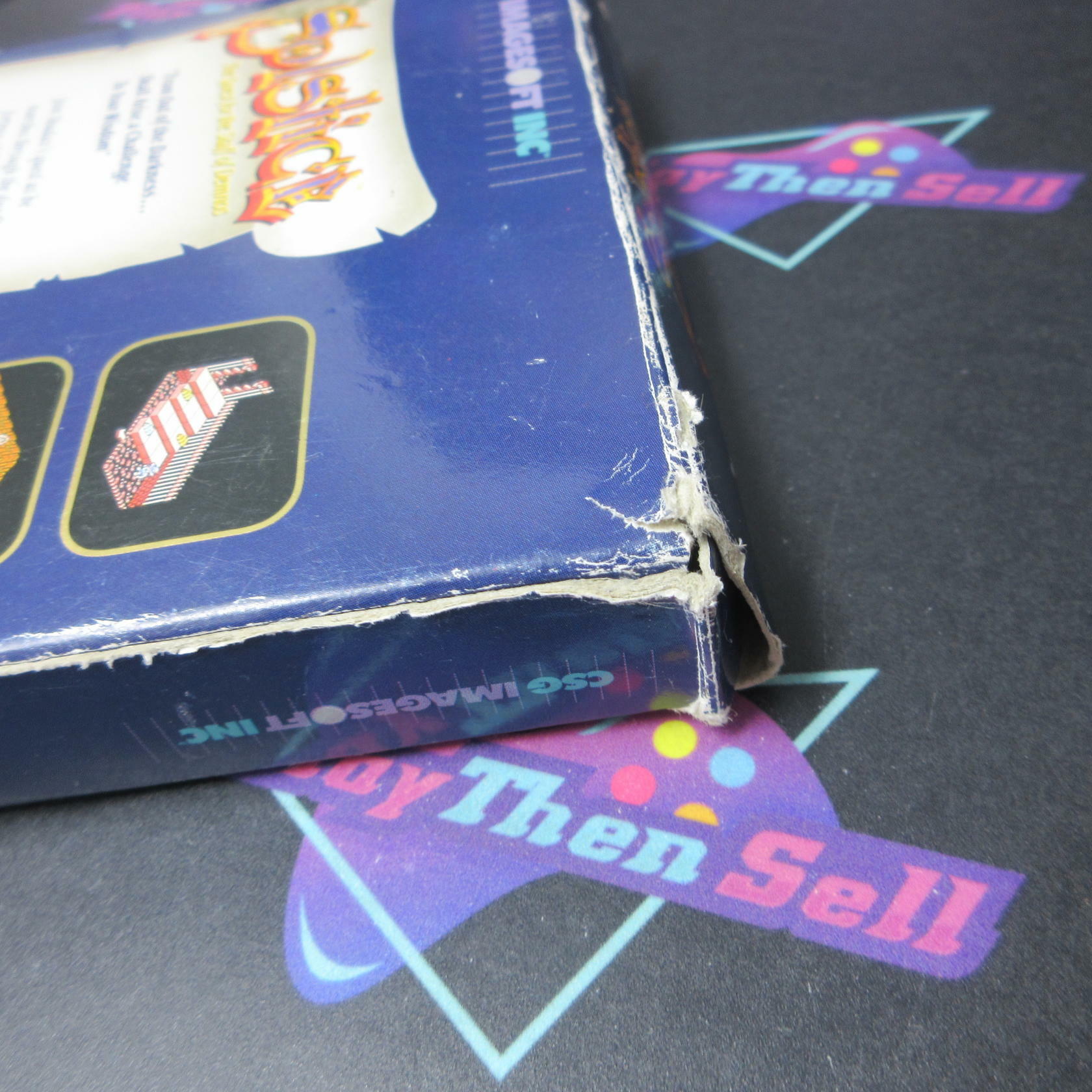 Solstice The Quest for the Staff of Demons NES +Box/Poster AD Authentic / Tested - Very Good