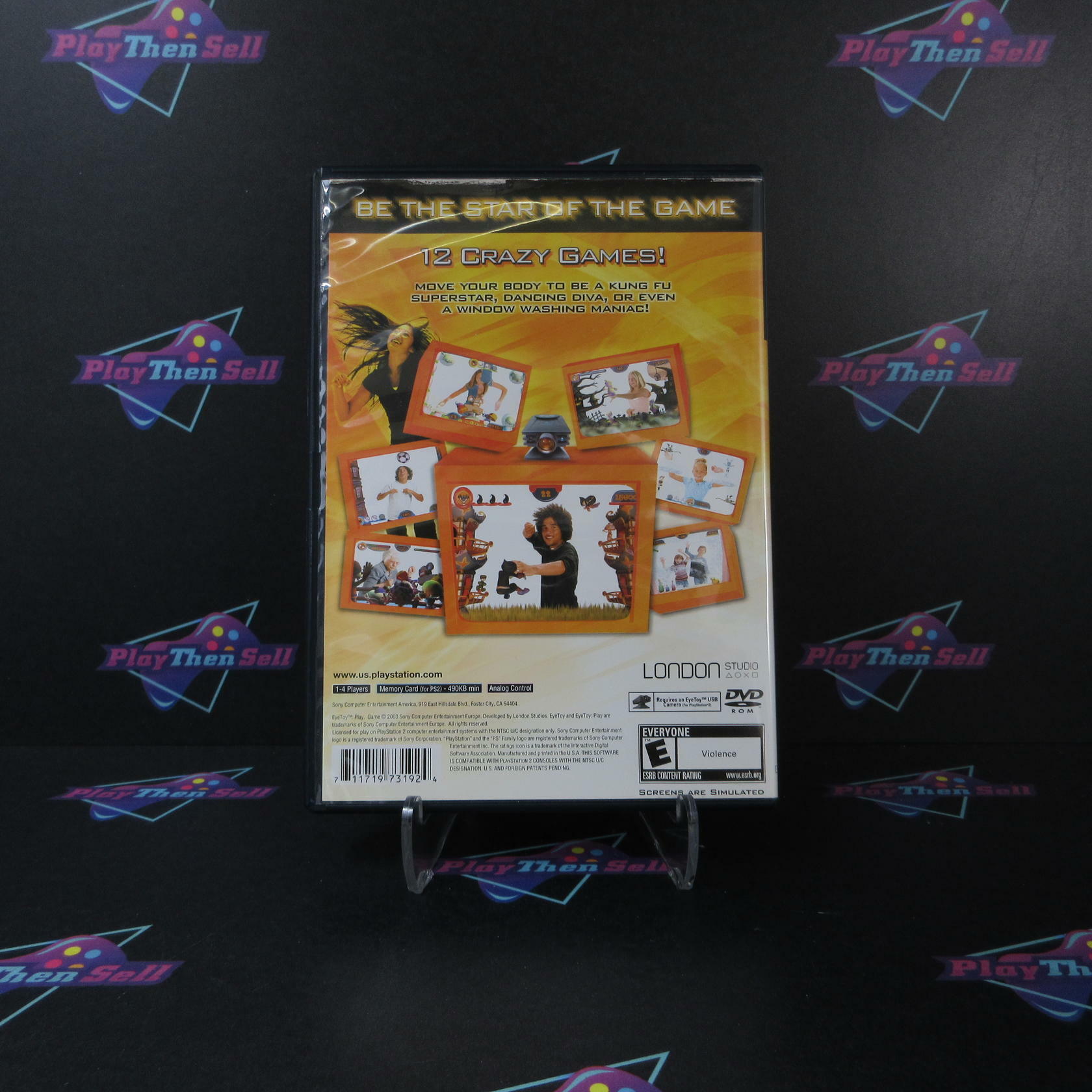 Eye Toy PS2 PlayStation 2 AD Complete CIB - Very Good