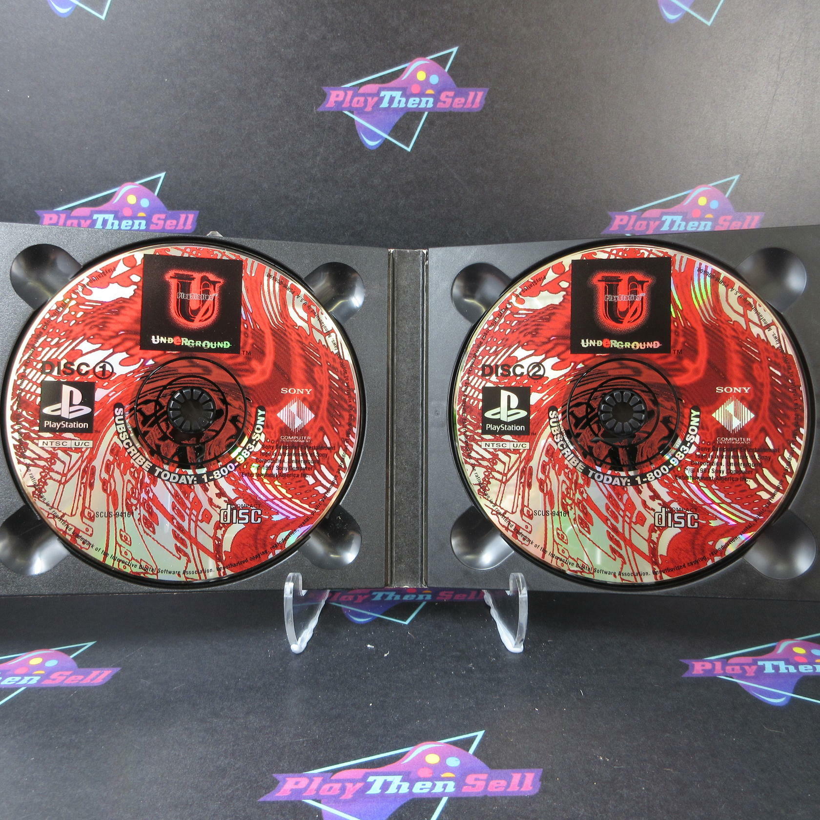 PlayStation Underground Vol. 1 PS1 PlayStation 1 AD Complete CIB - Very Good