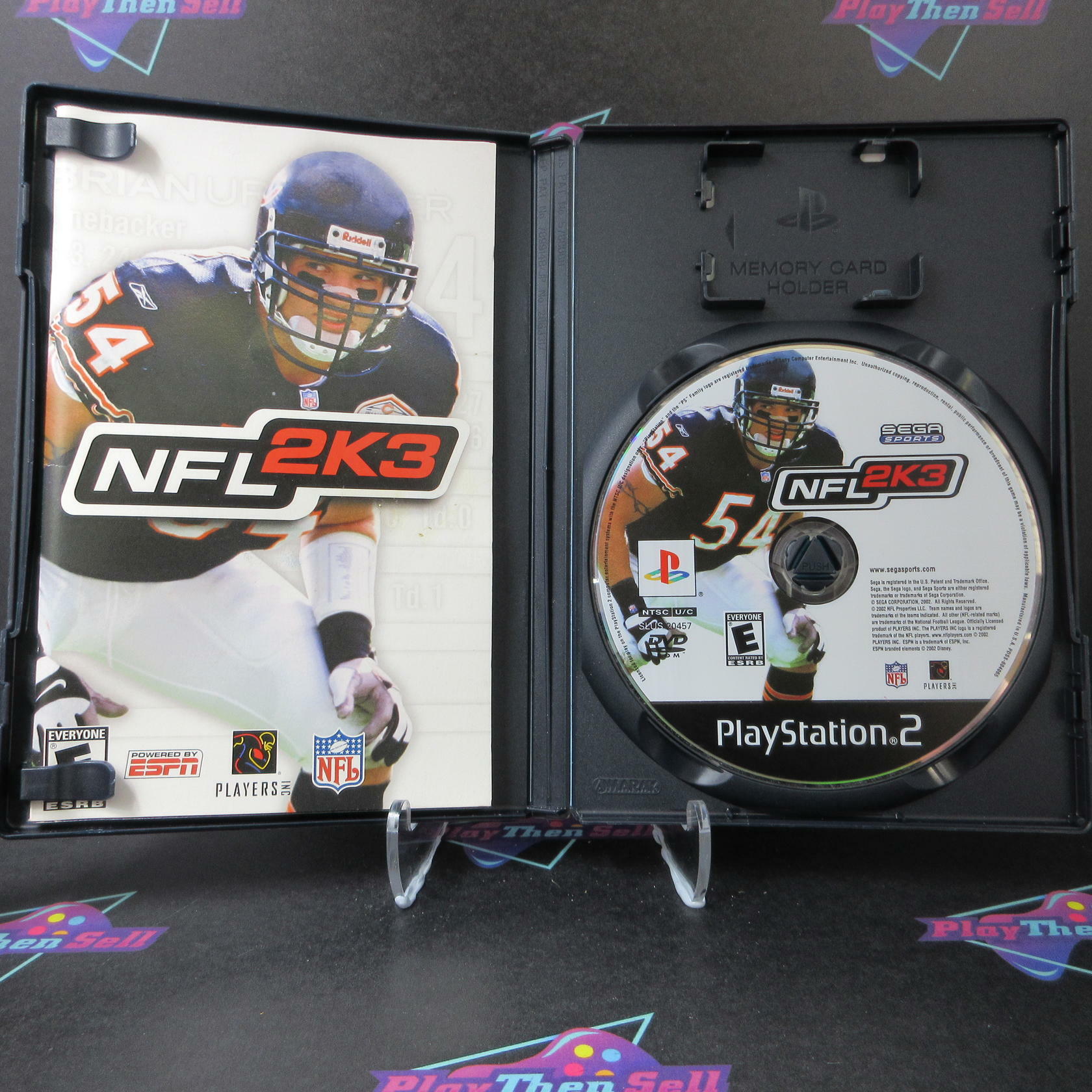 NFL 2K3 PS2 PlayStation 2 AD Complete CIB - Very Good