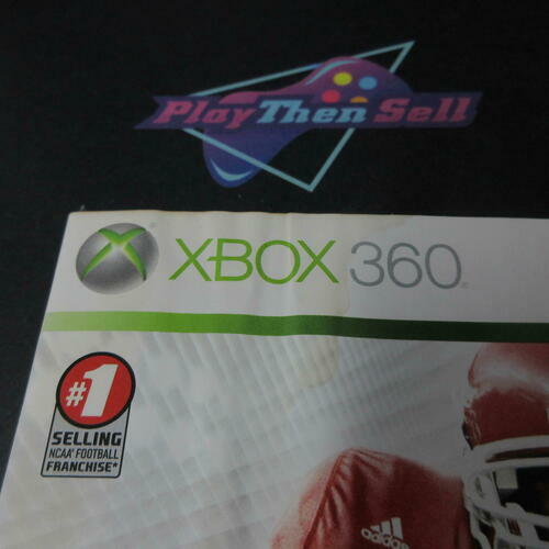 NCAA Football 09 Xbox 360 MD Complete CIB - Very Good