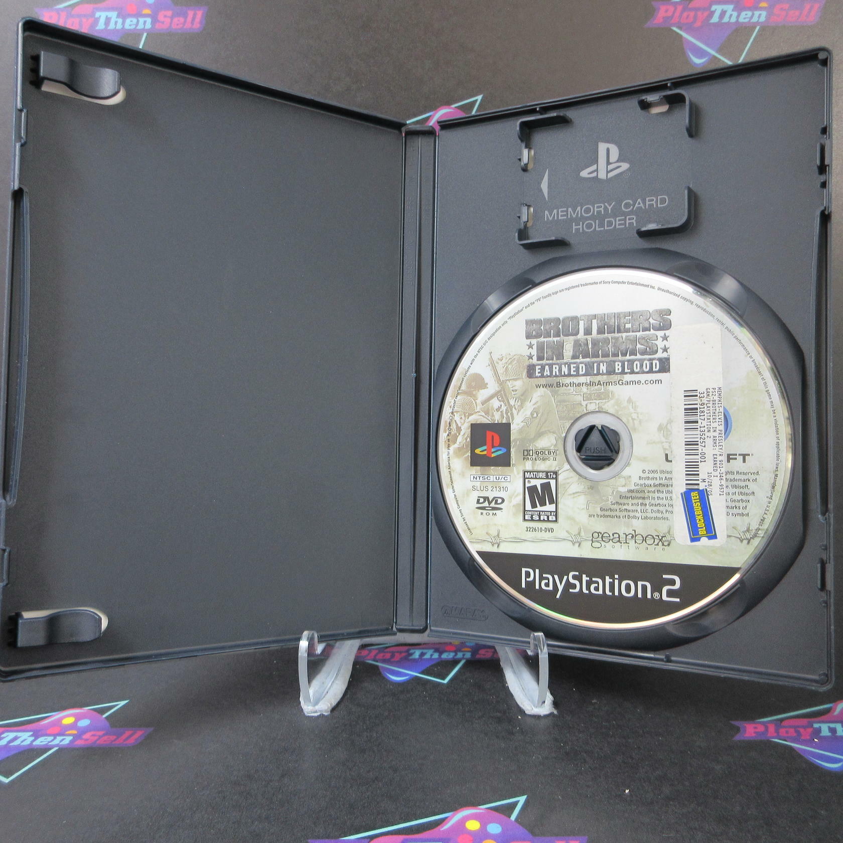 Brothers in Arms Earned in Blood PS2 PlayStation 2 DD/NM - Very Good