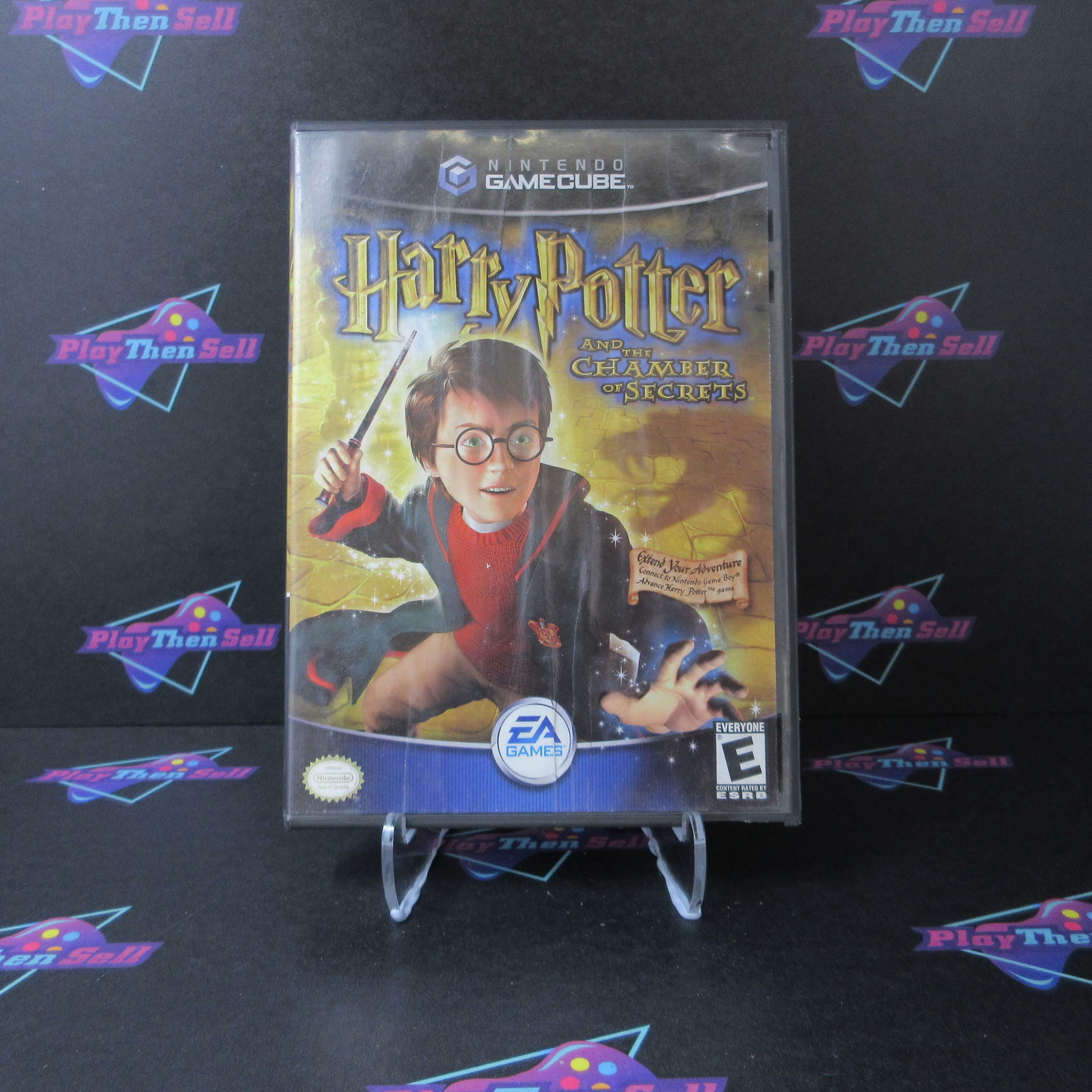 Harry Potter & The Chamber of Secrets GameCube AD Complete CIB - Very Good