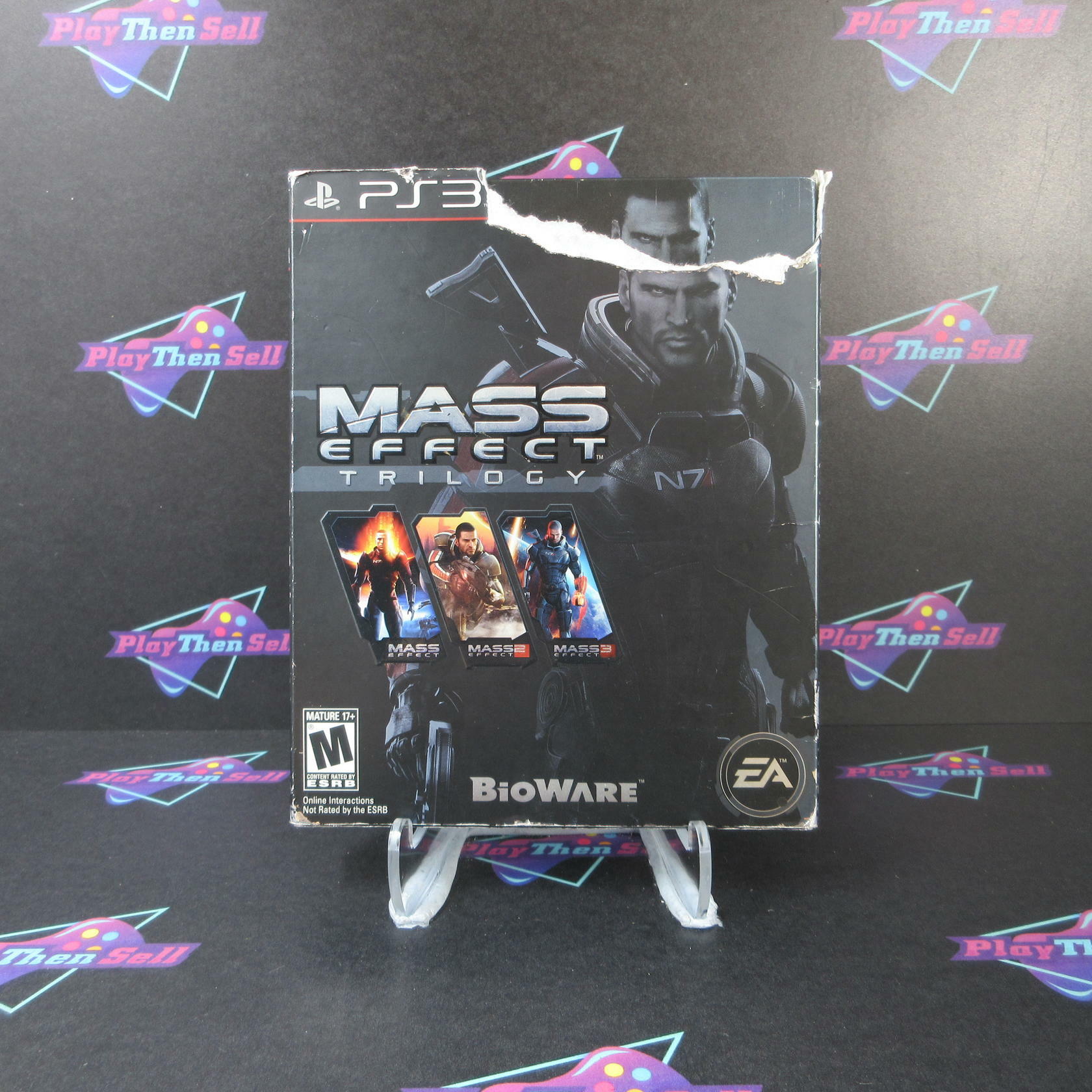 Mass Effect Trilogy PS3 PlayStation 3 AD Sleeve - Very Good