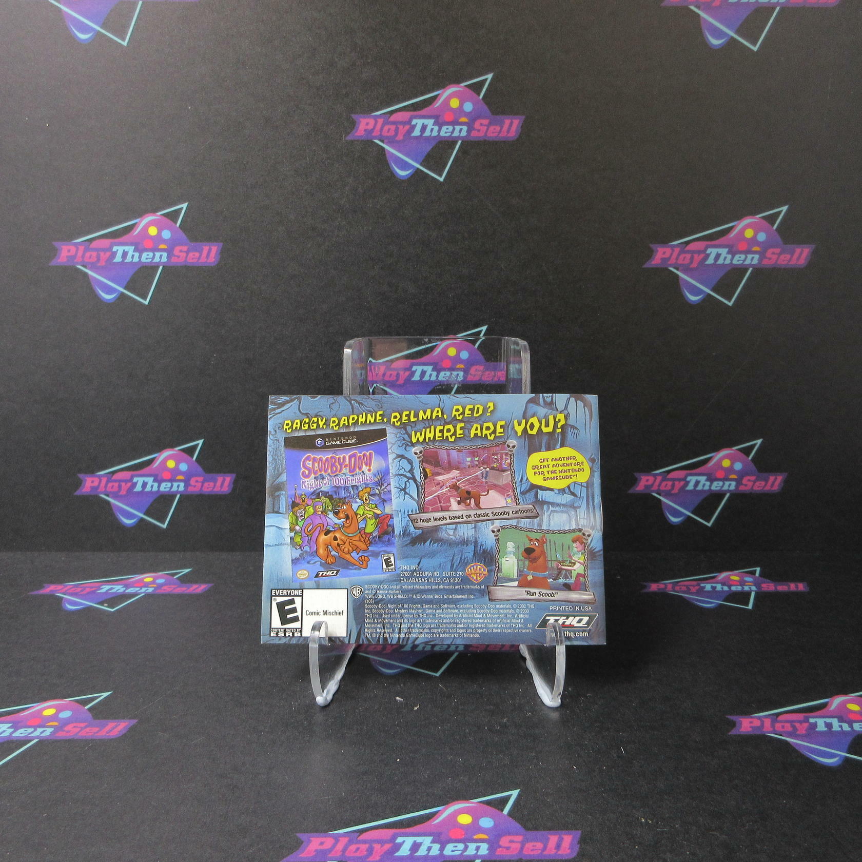 Scooby Doo Mystery Mayhem GBA Gameboy Advance + Poster - Like New