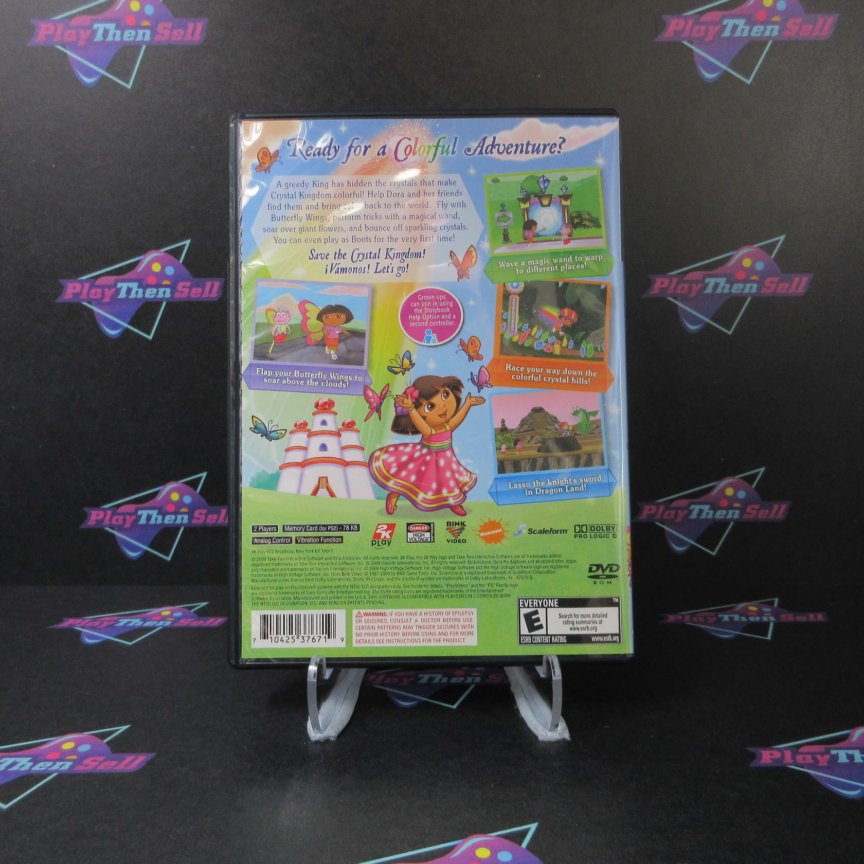 Dora the Explorer Dora Saves the Crystal Kingdom PS2 PlayStation 2 - Like New