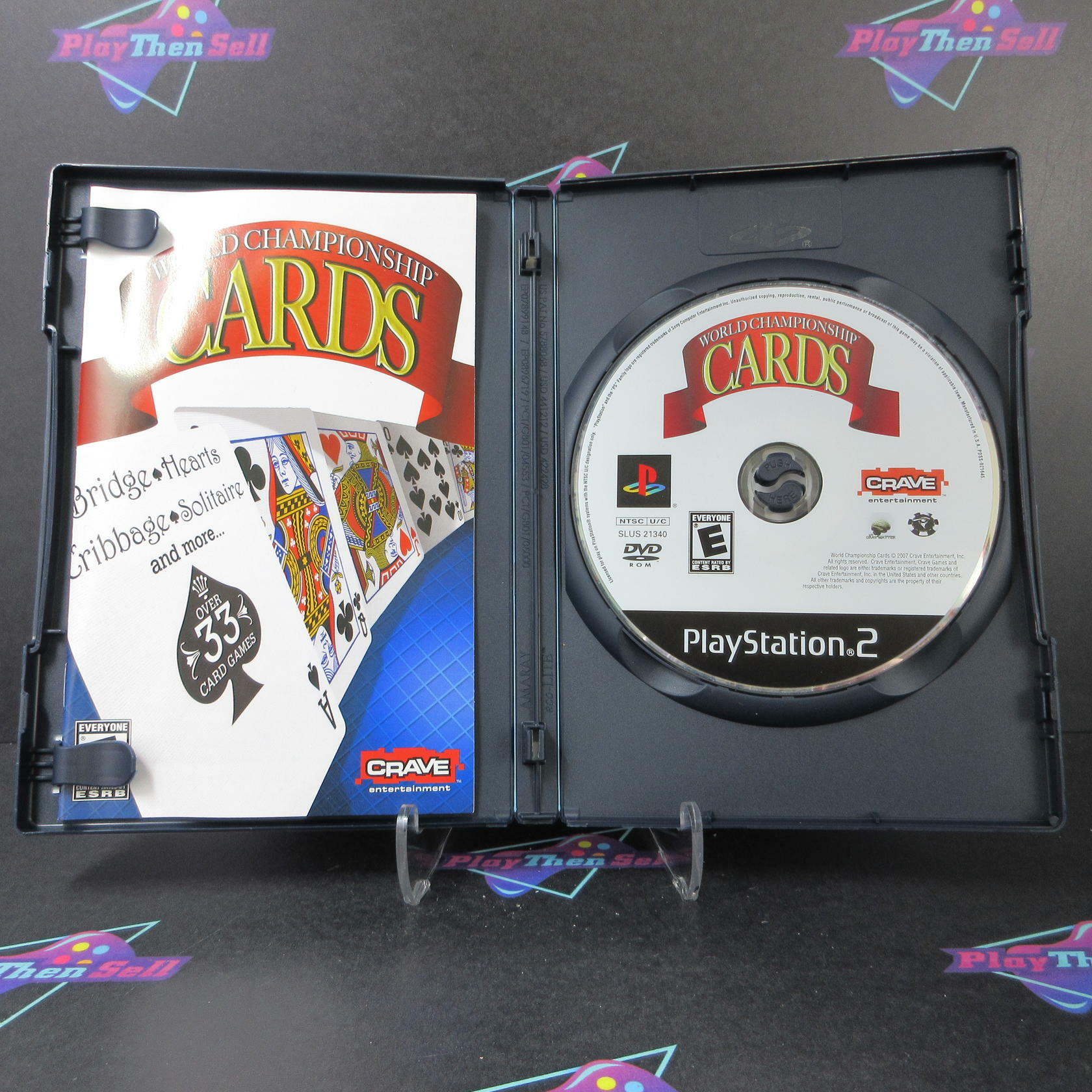 World Championship Cards PS2 PlayStation 2 - Like New