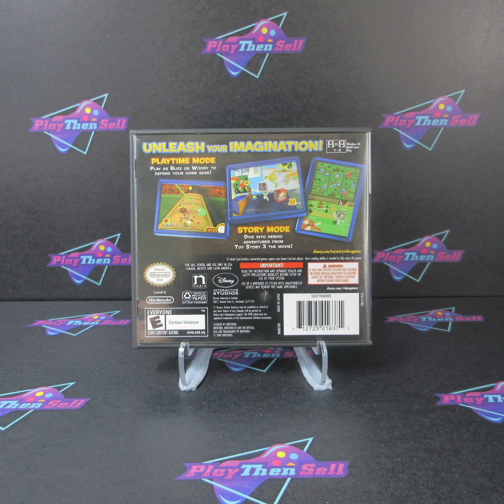 Toy Story 3 The Video Game Nintendo DS AD Complete CIB - Very Good