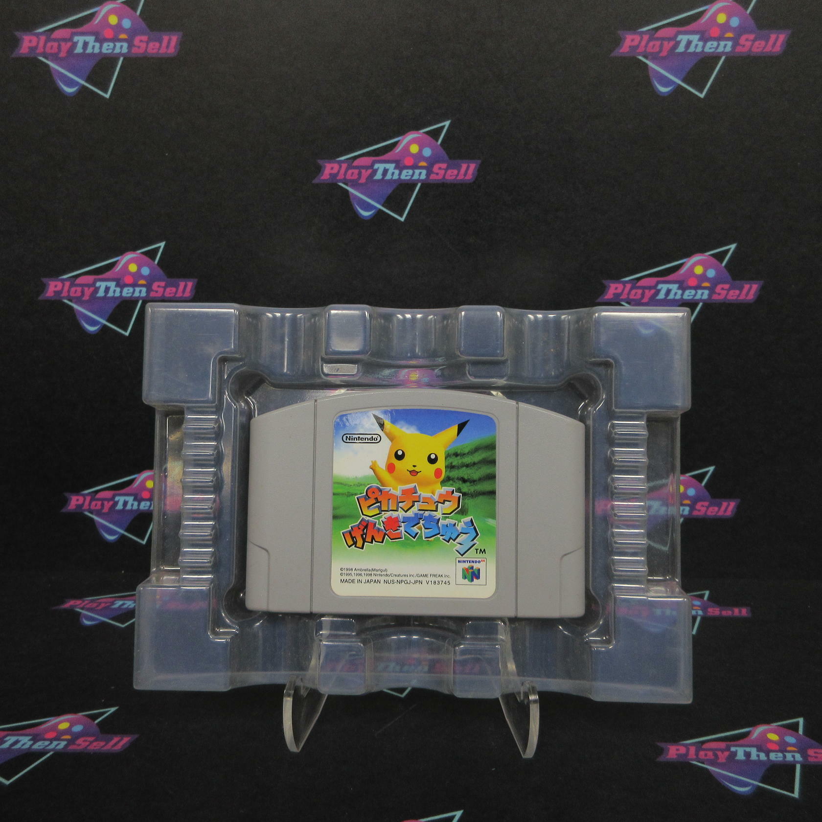 Pikachu Genki Dechu Hey You Pikachu N64 Nintendo 64 AD - Very Good