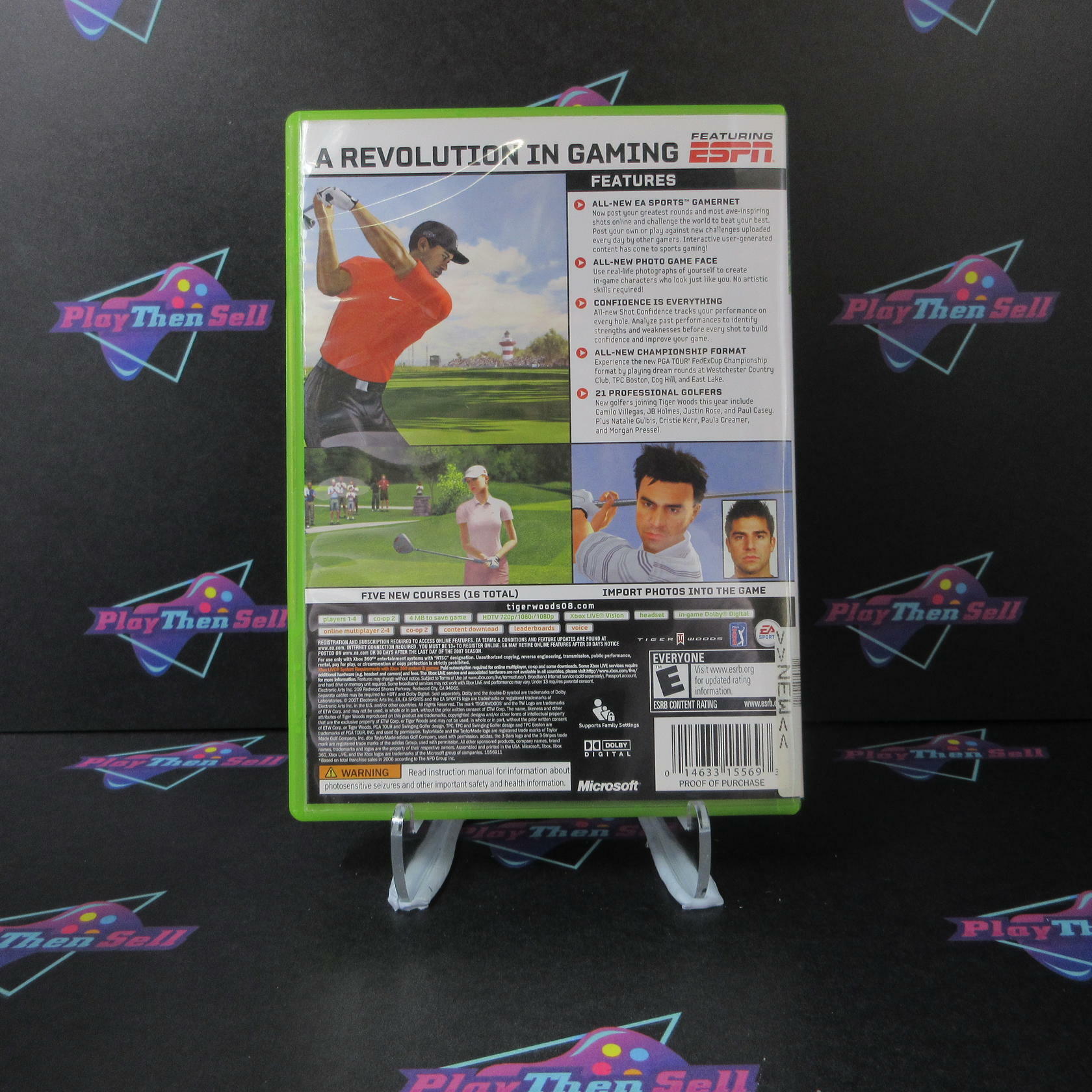 Tiger Woods PGA Tour 08 - Xbox 360 AD/DD Complete - Very Good