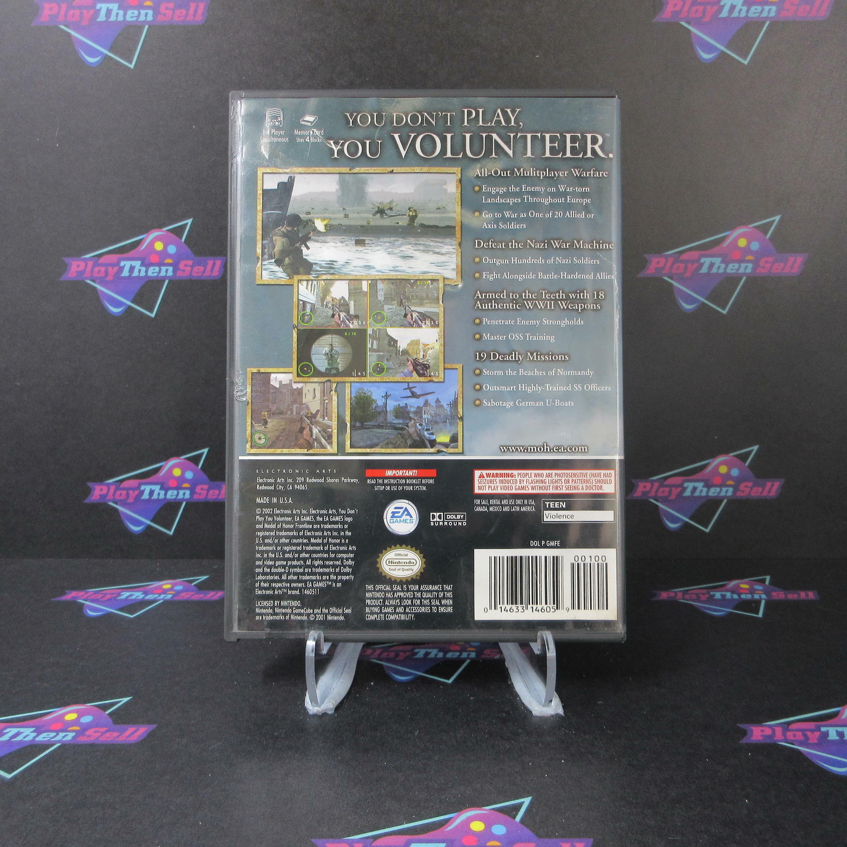 Medal of Honor Frontline Nintendo GameCube AD/NM - Very Good