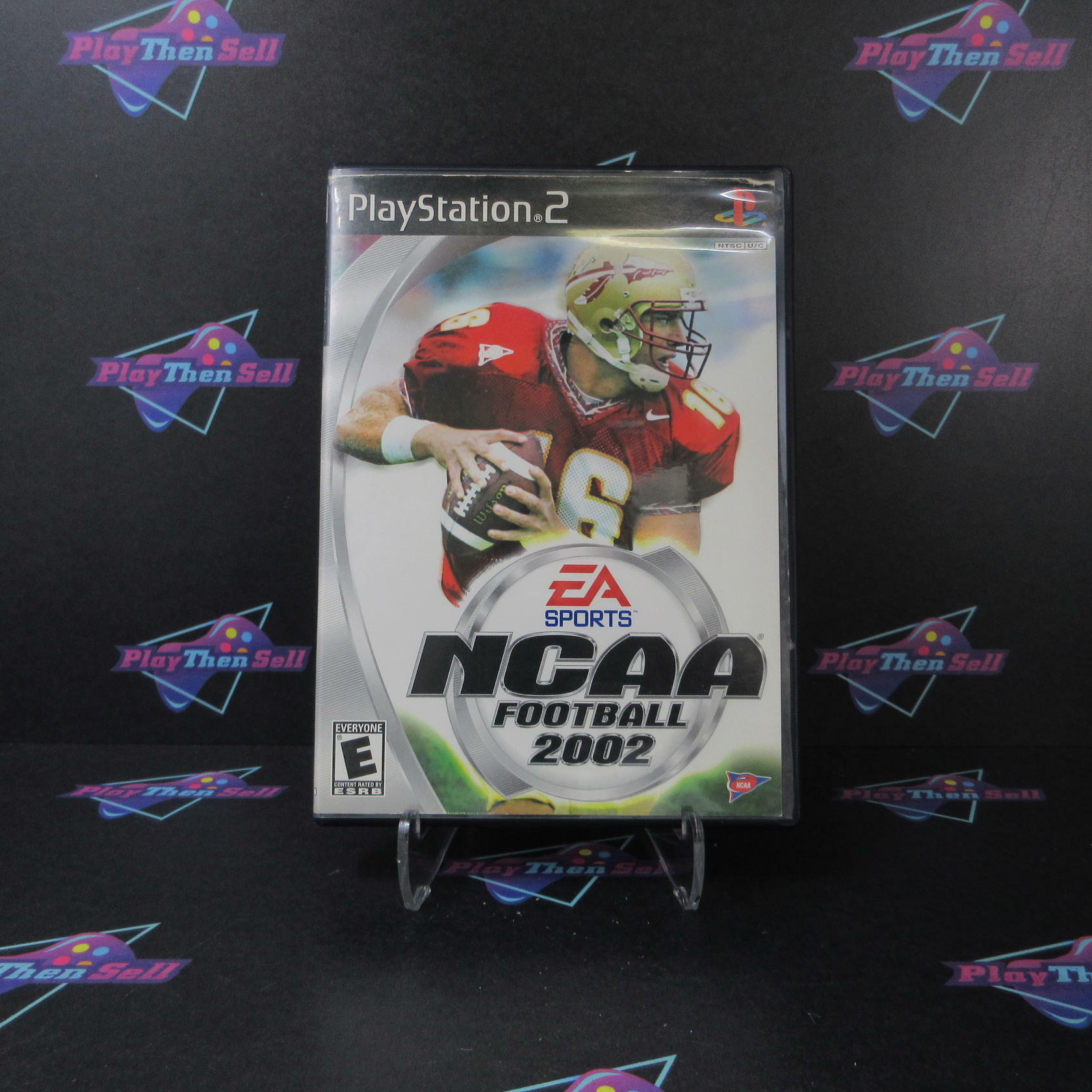 NCAA Football + Reg Card 2002 PS2 PlayStation 2 AD Complete CIB - Very Good