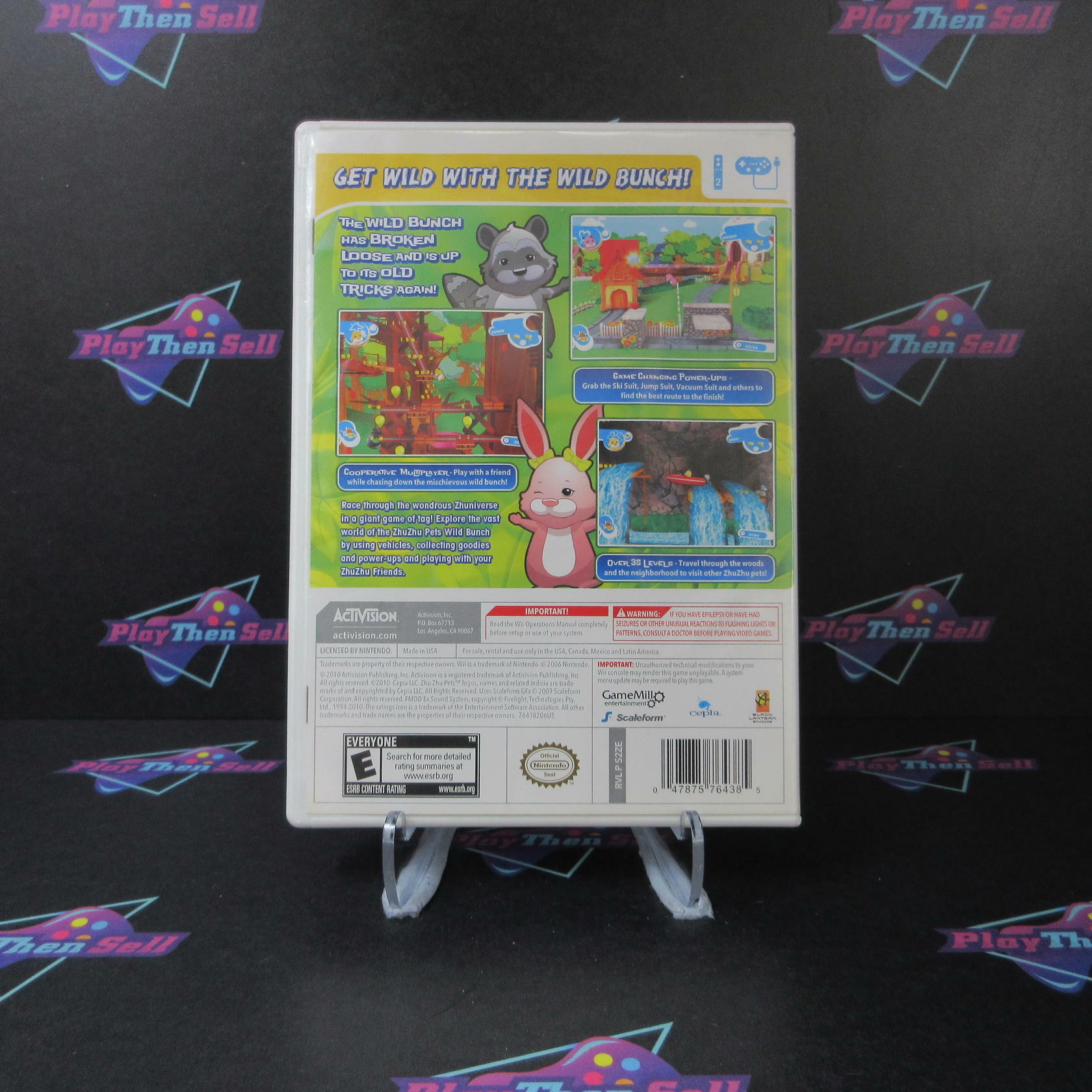 Zhu Zhu Pets Featuring the Wild Bunch Nintendo Wii AD/NM - Very Good