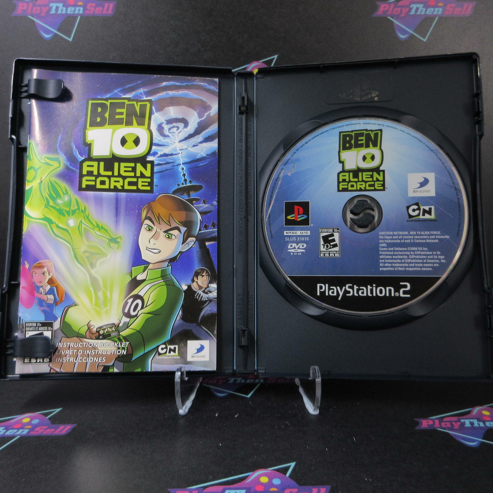 Ben 10 Protector of Earth PS2 PlayStation 2 AD/DD Complete CIB - Very Good