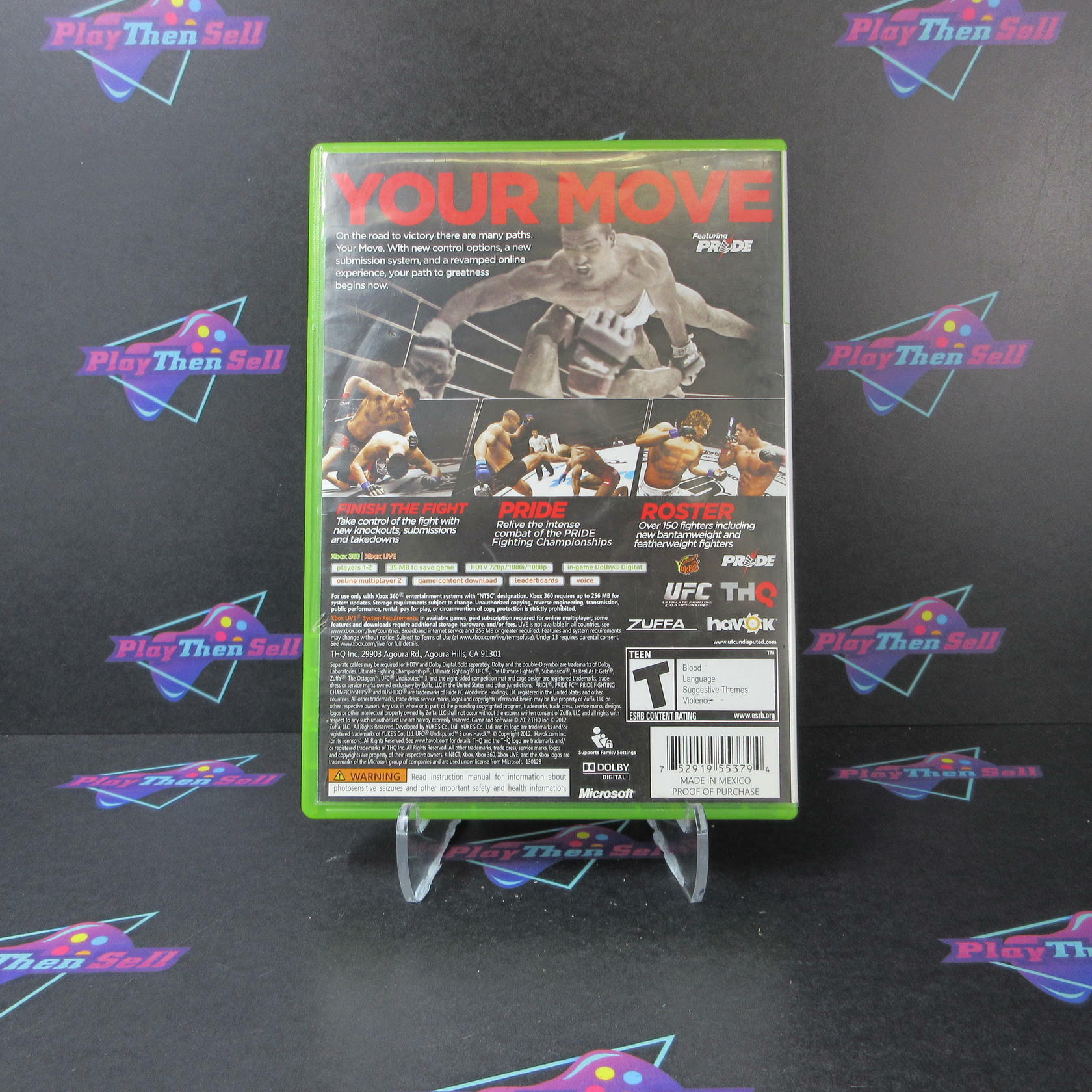 UFC Undisputed 3 Xbox 360 - Very Good