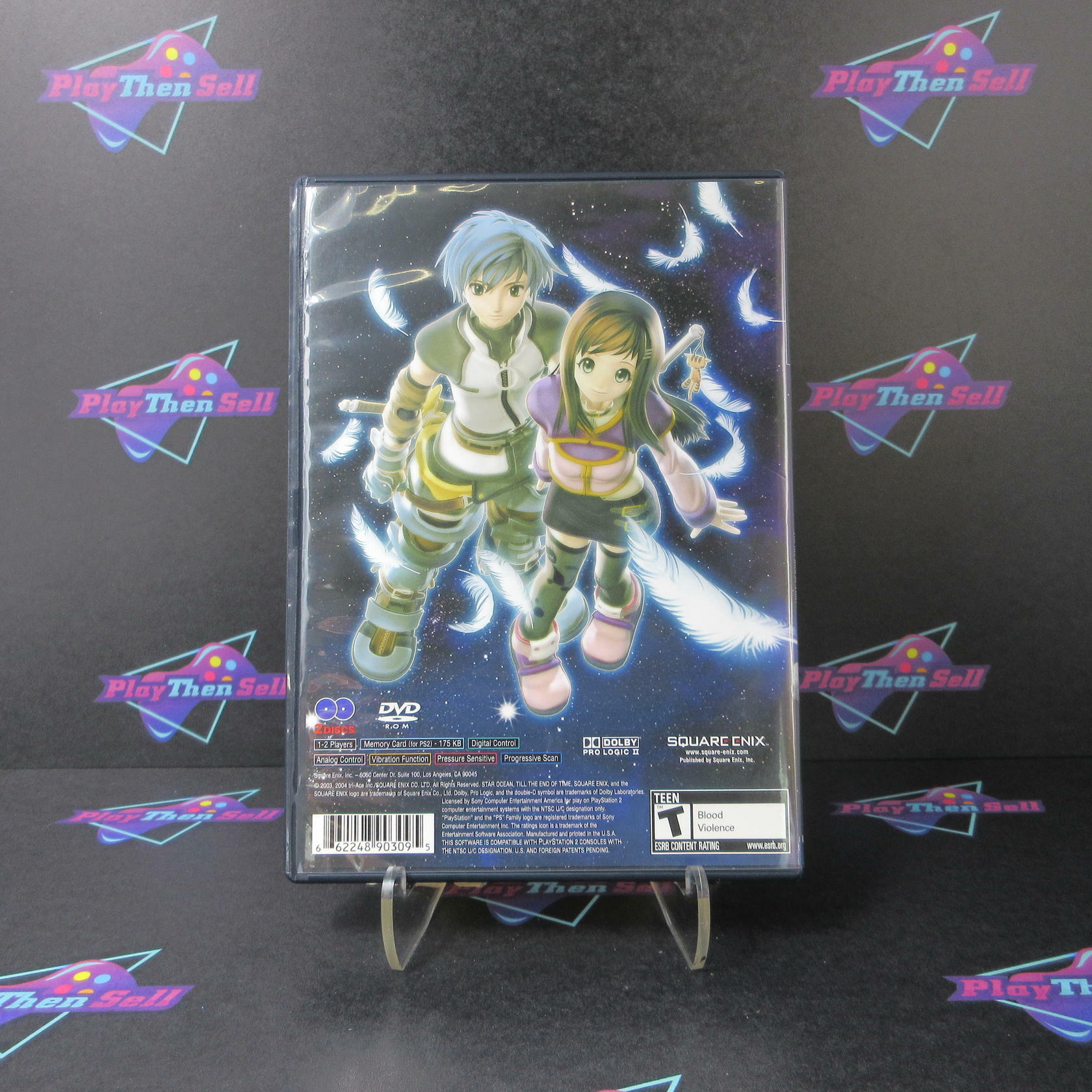 Star Ocean Till the End of Time PS2 PlayStation 2 AD/NM - Very Good