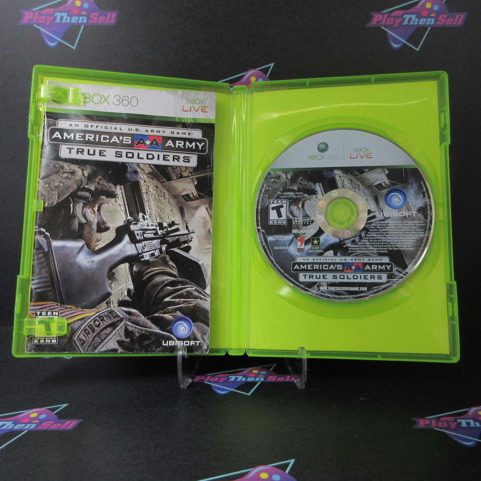 America's Army True Soldiers Xbox 360 MD Complete CIB - Very Good