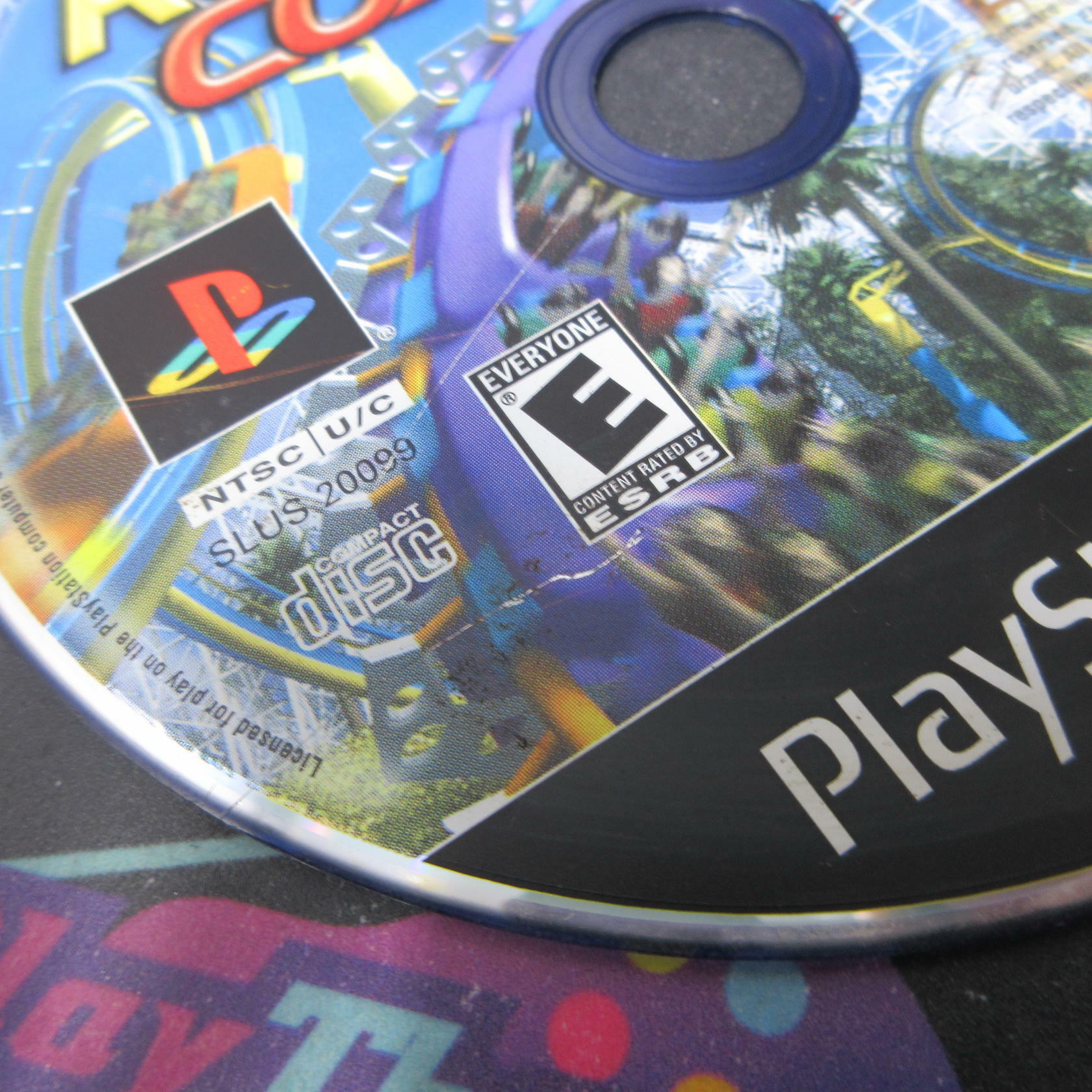 Theme Park Roller Coaster + Reg Card PS2 PlayStation 2 AD/DD Complete CIB - Very Good