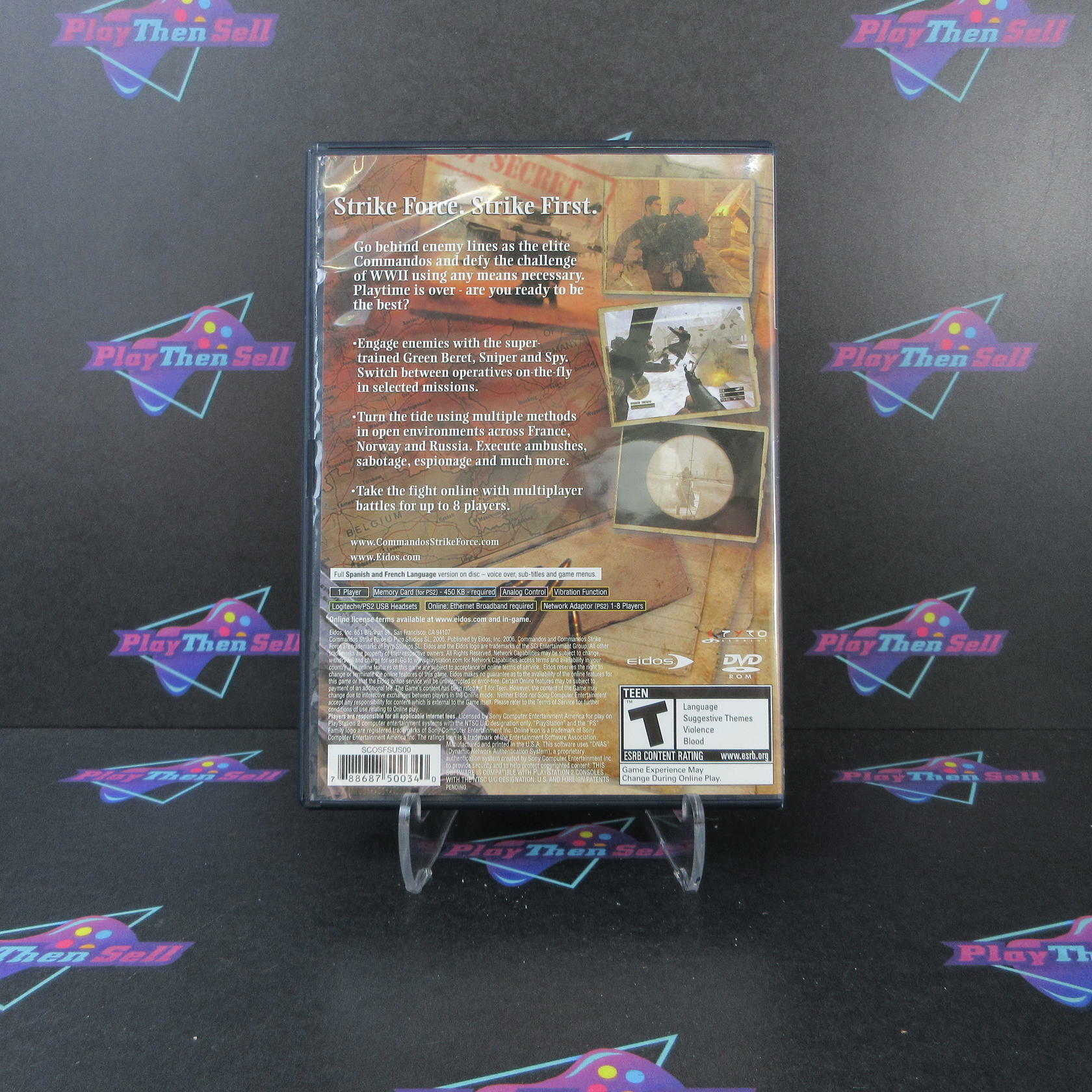 Commandos Strike Force PS2 PlayStation 2 - Very Good