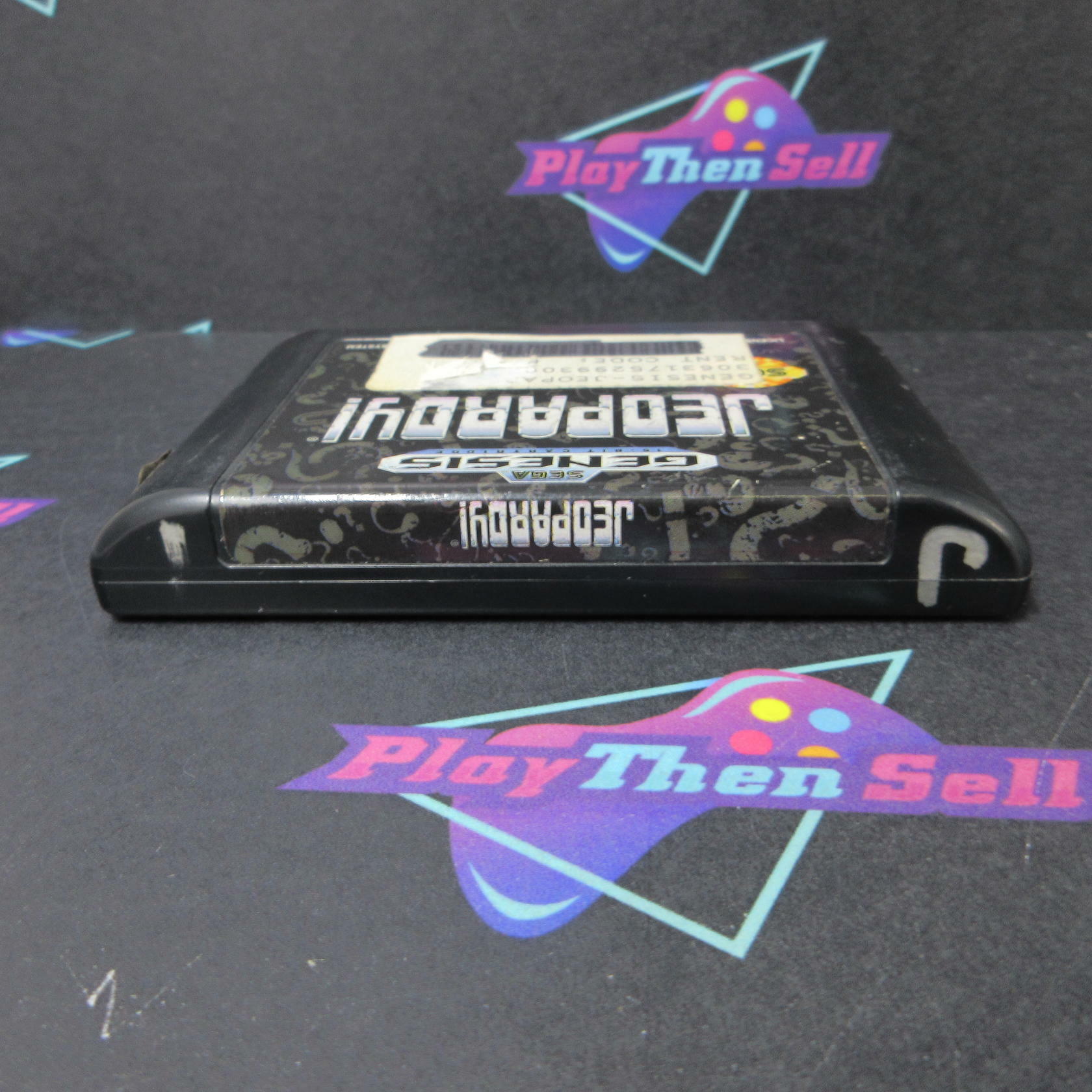 Jeopardy Sega Genesis AD Cartridge Only Authentic / Tested - Very Good