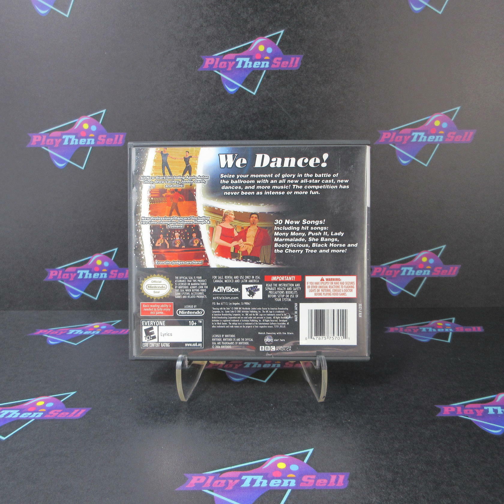 Dancing with the Stars Get Your Dance On! Nintendo DS AD - Very Good