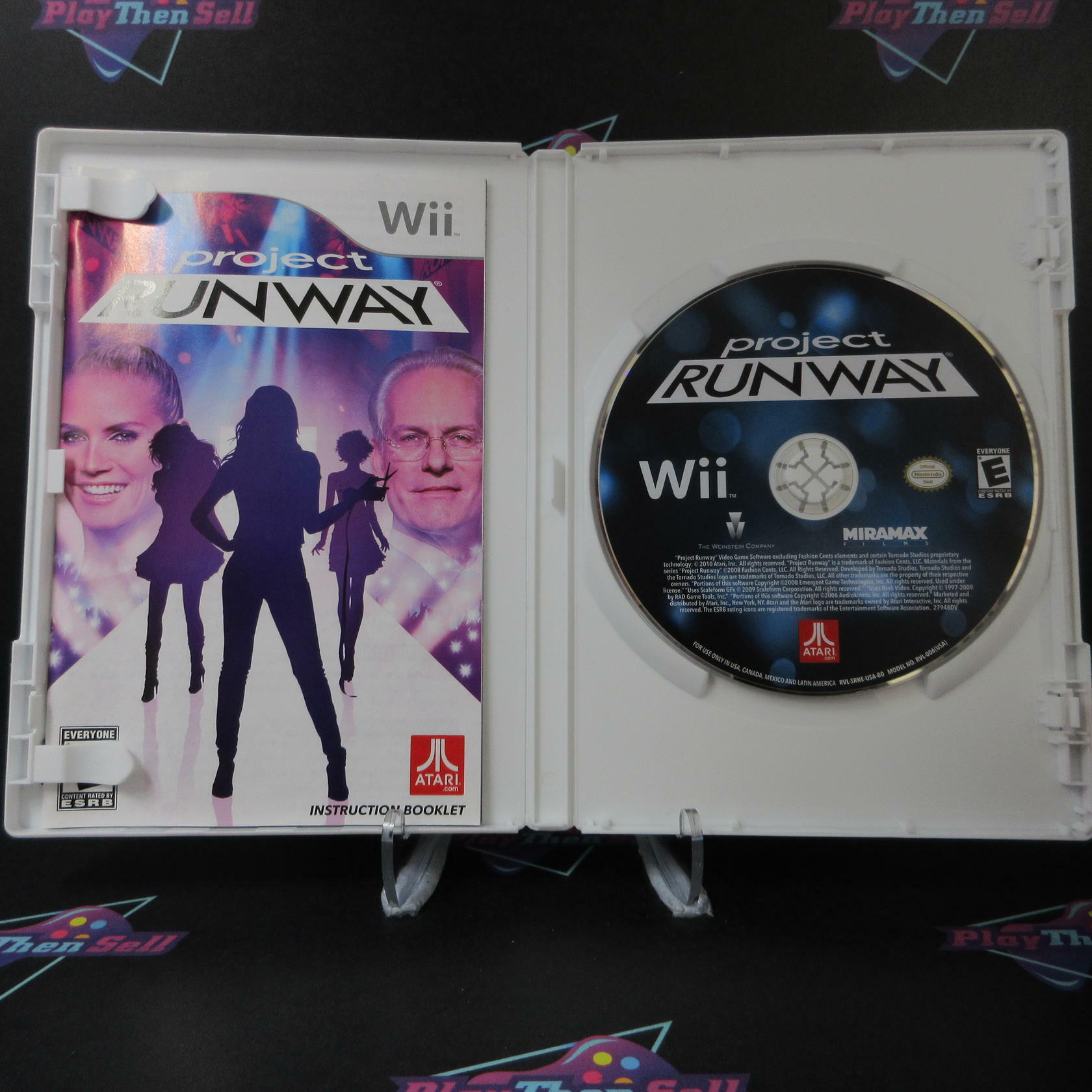 Project Runway Nintendo Wii AD Complete CIB - Very Good