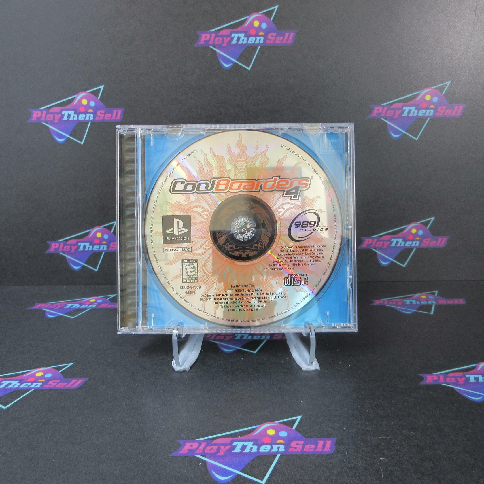 Cool Boarders 4 PS1 PlayStation 1 - Very Good