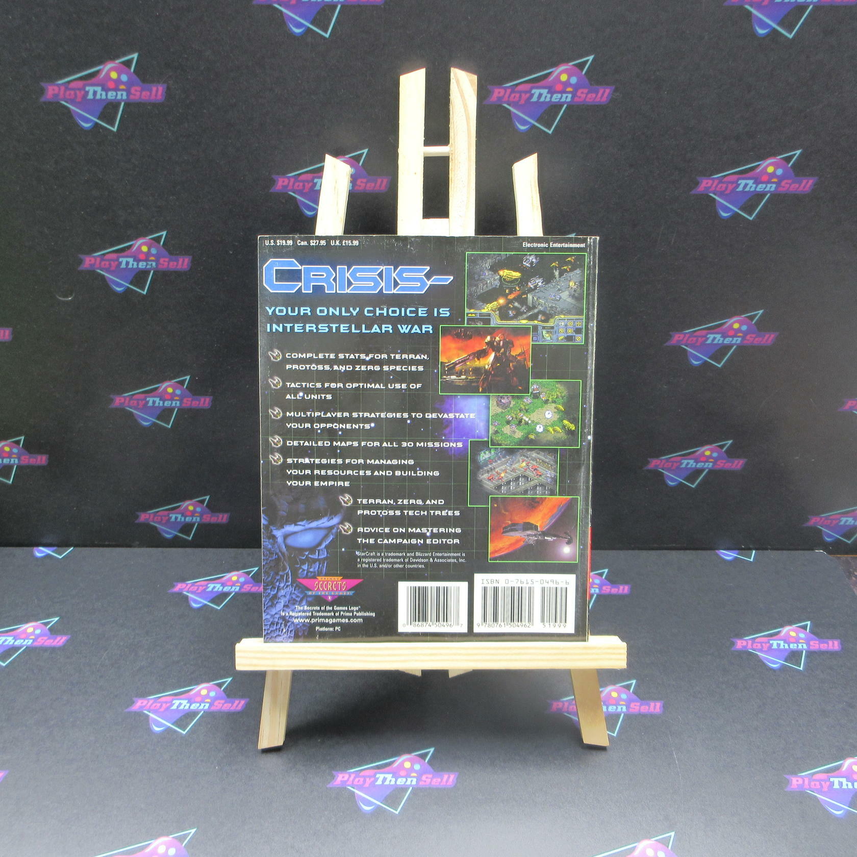 Starcraft : Prima's Official Strategy Guide AD - See Pics - Good