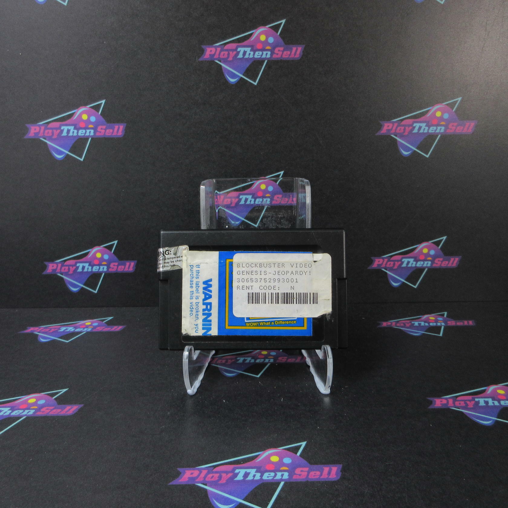 Jeopardy Sega Genesis AD Cartridge Only Authentic / Tested - Very Good