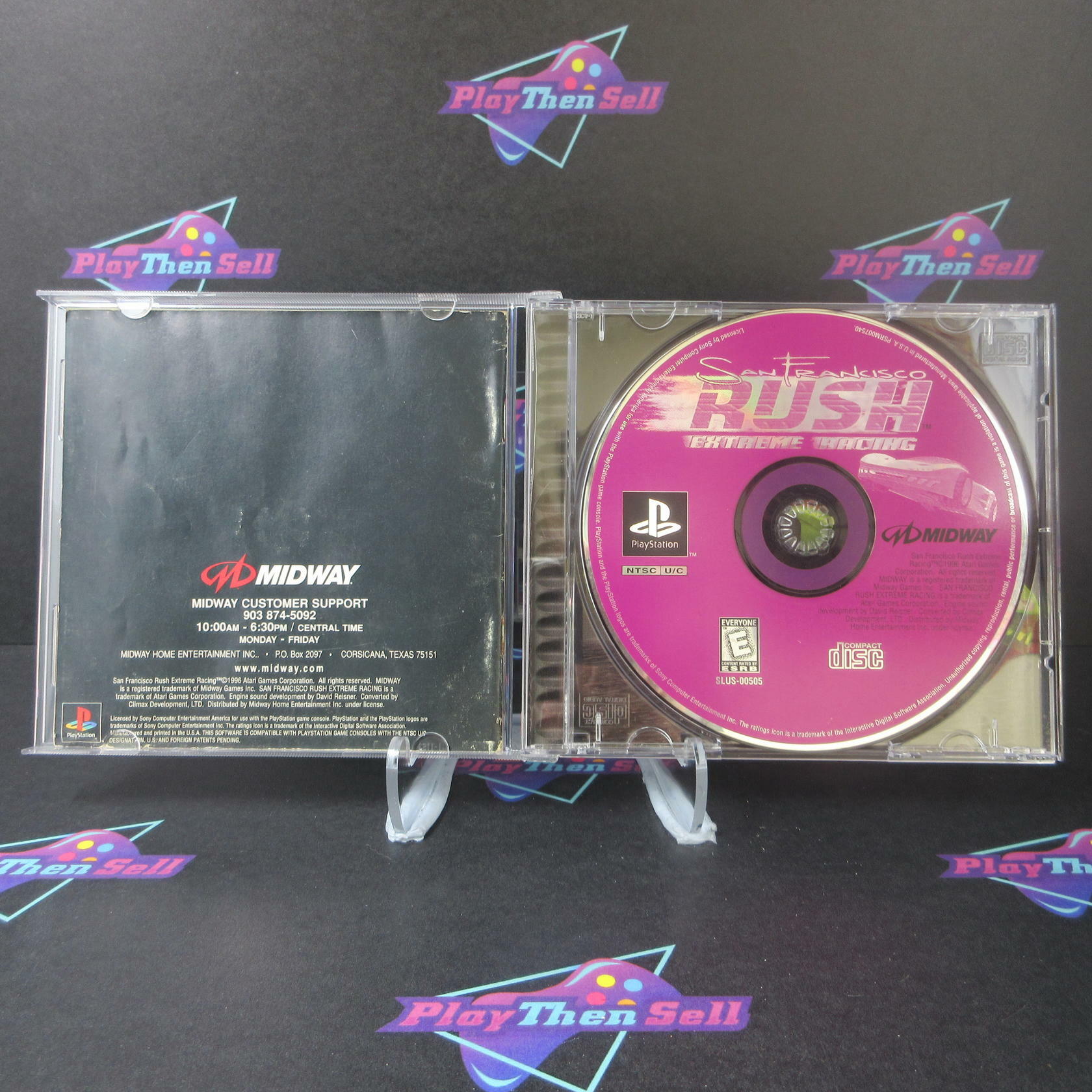 San Francisco Rush Extreme Racing PS1 PlayStation 1 MD Complete CIB - Very Good