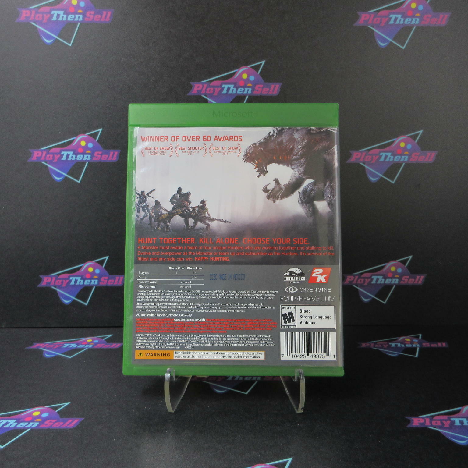 Evolve + Sleeve Xbox One AD - Very Good