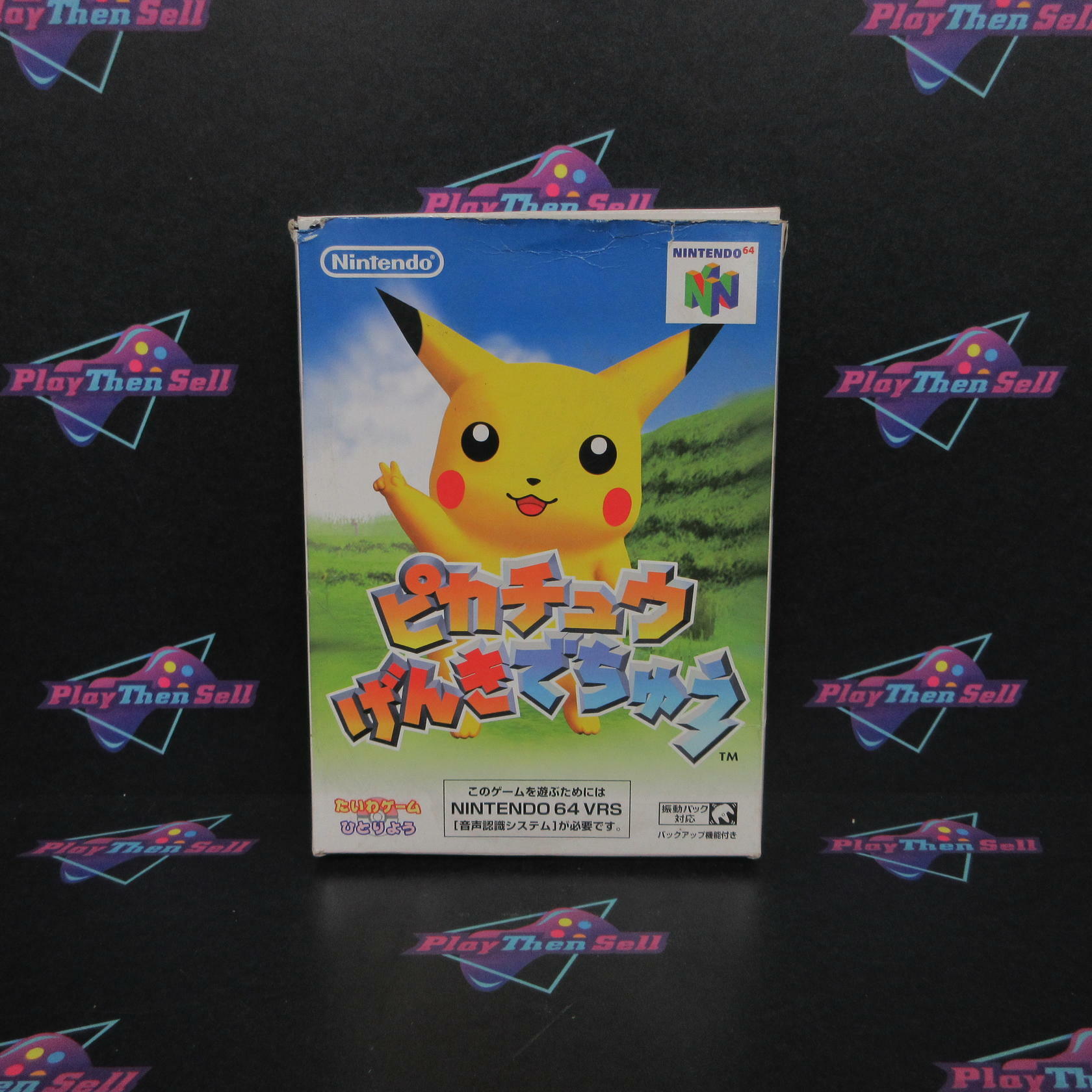 Pikachu Genki Dechu Hey You Pikachu N64 Nintendo 64 AD - Very Good